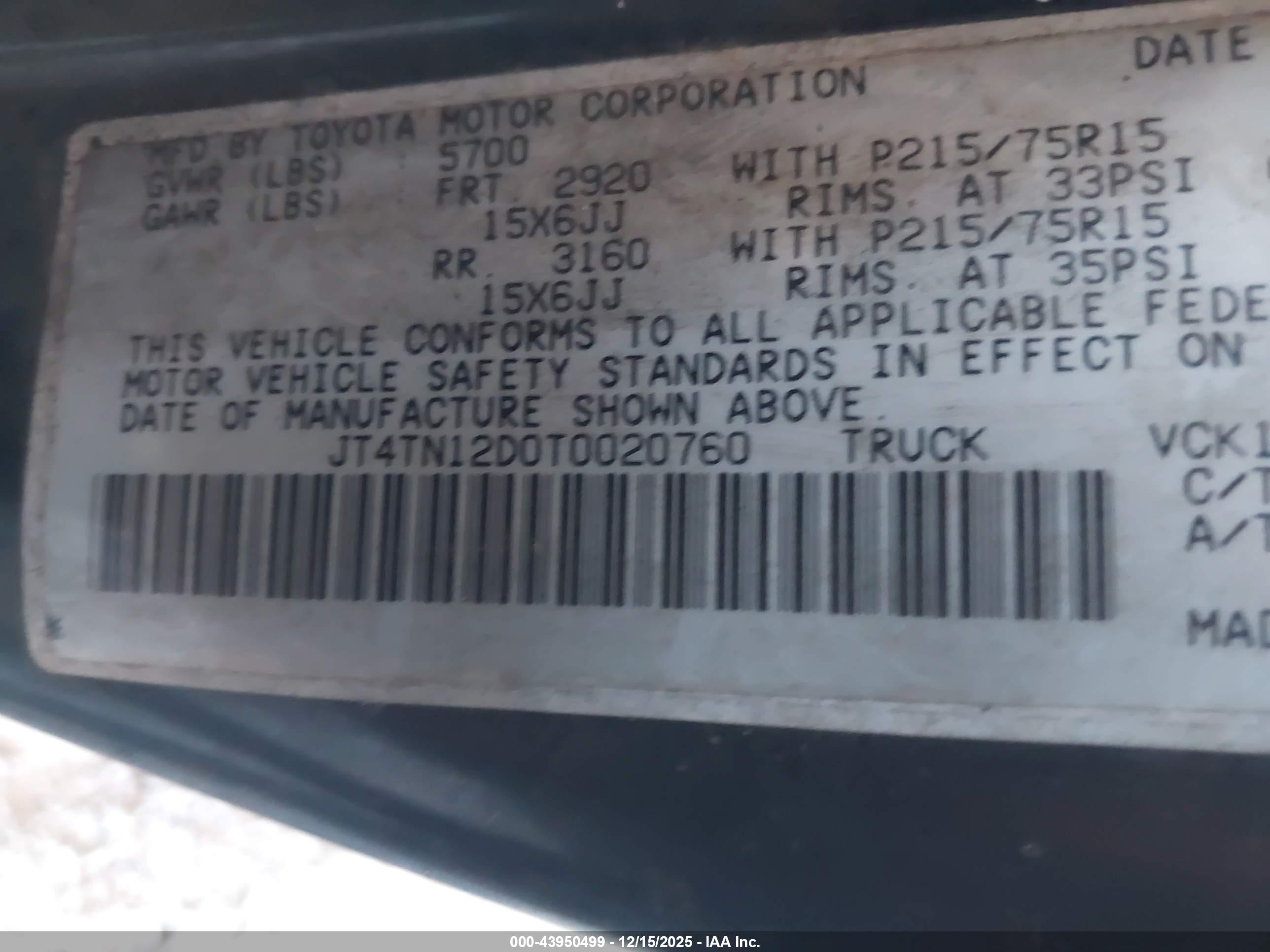 TOYOTA T100 image 9