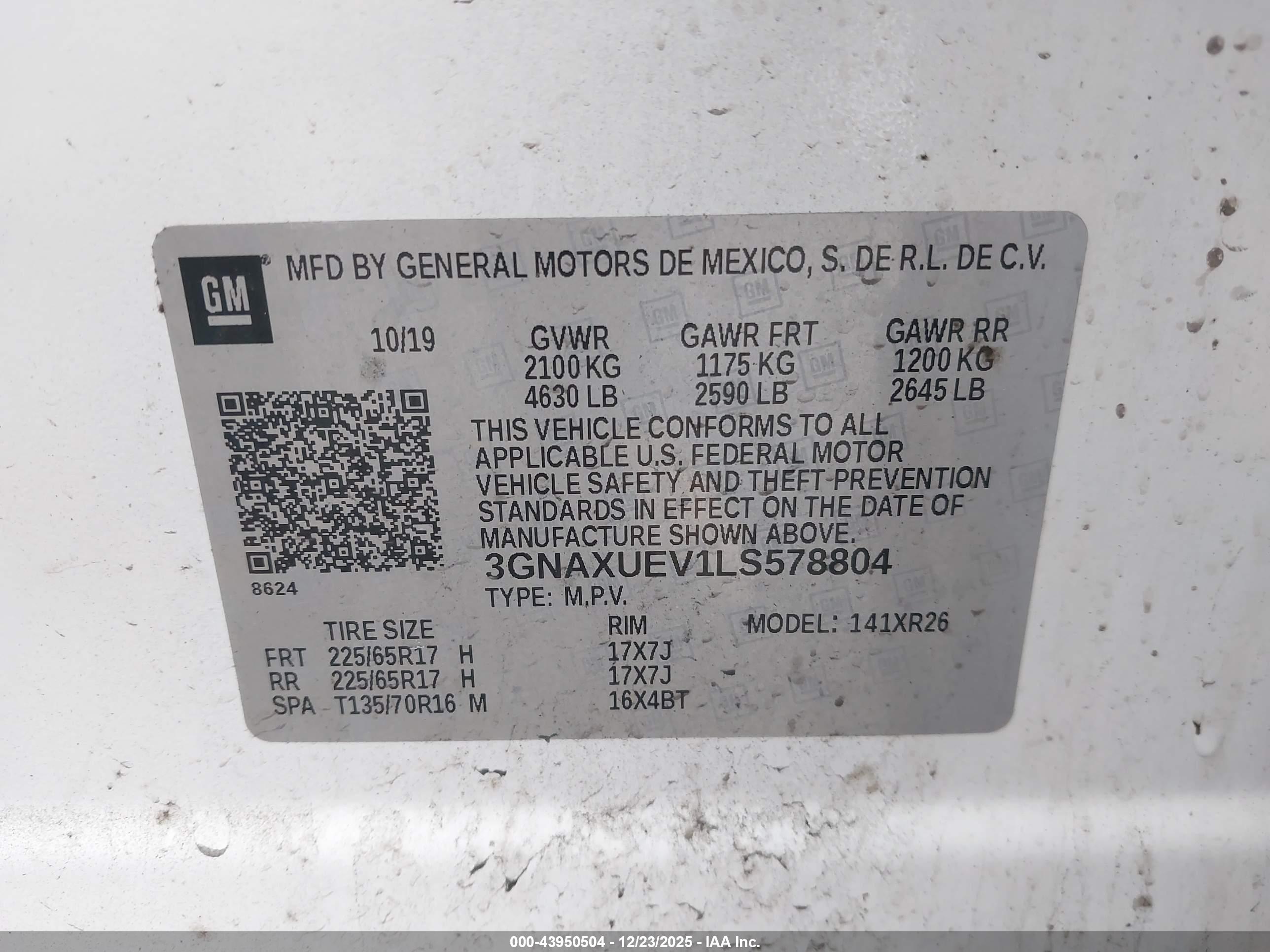 CHEVROLET EQUINOX image 9
