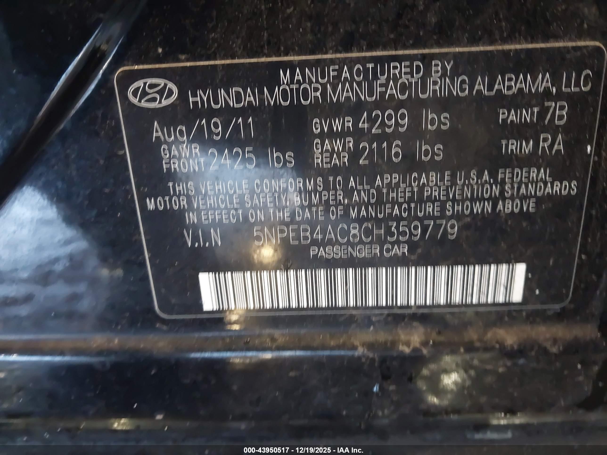 HYUNDAI SONATA image 9