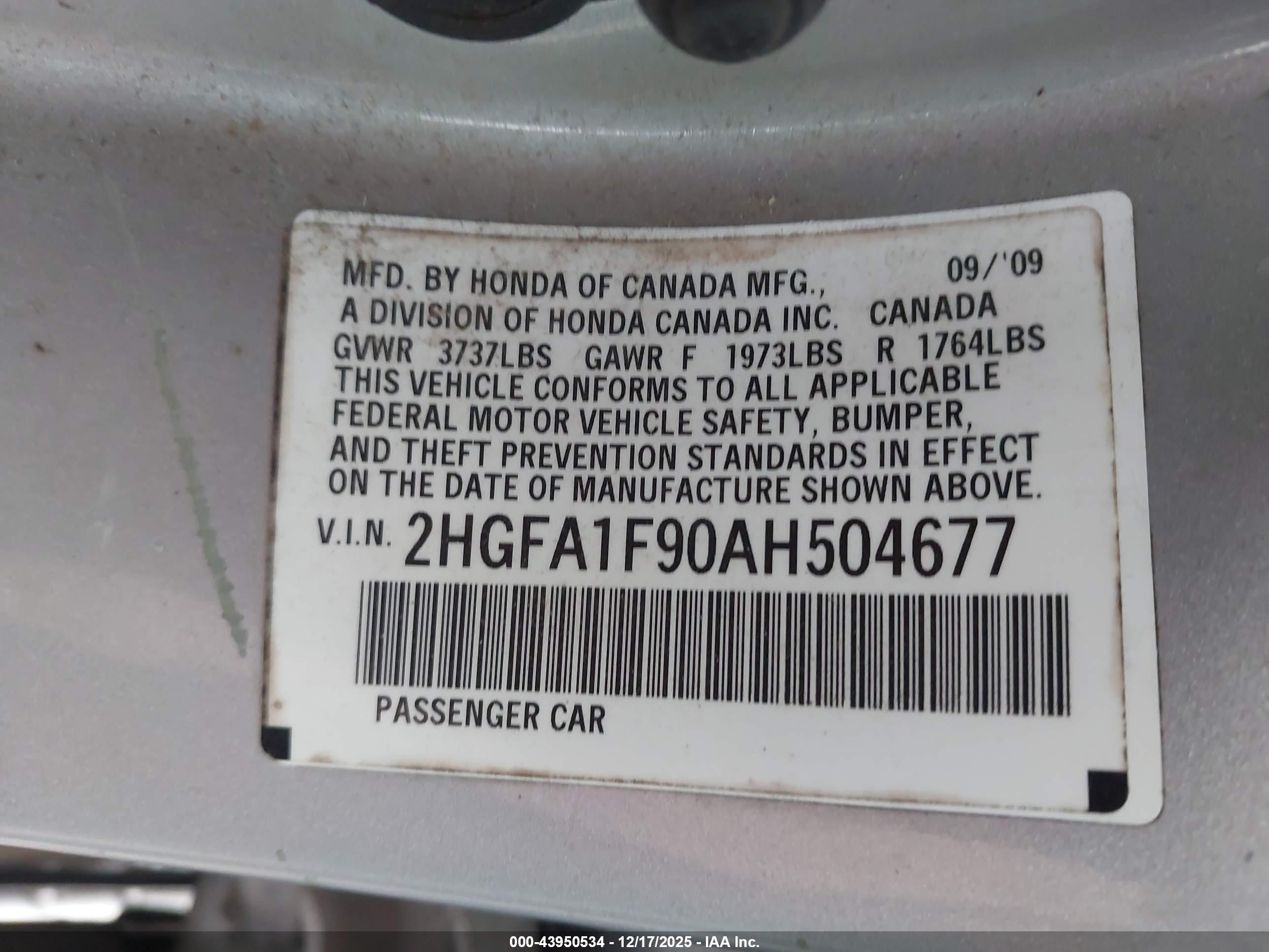 HONDA CIVIC image 9