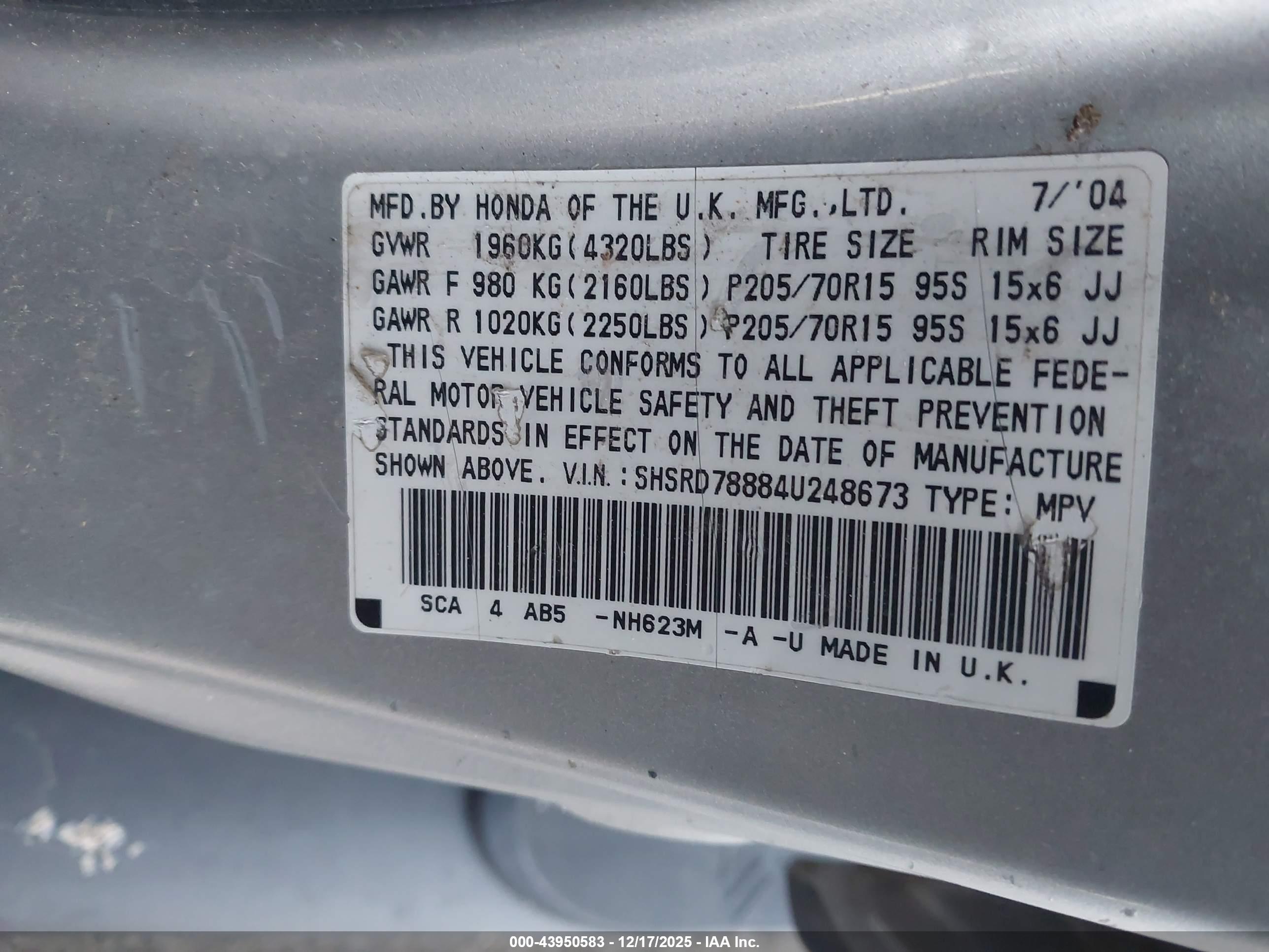 HONDA CR-V image 9