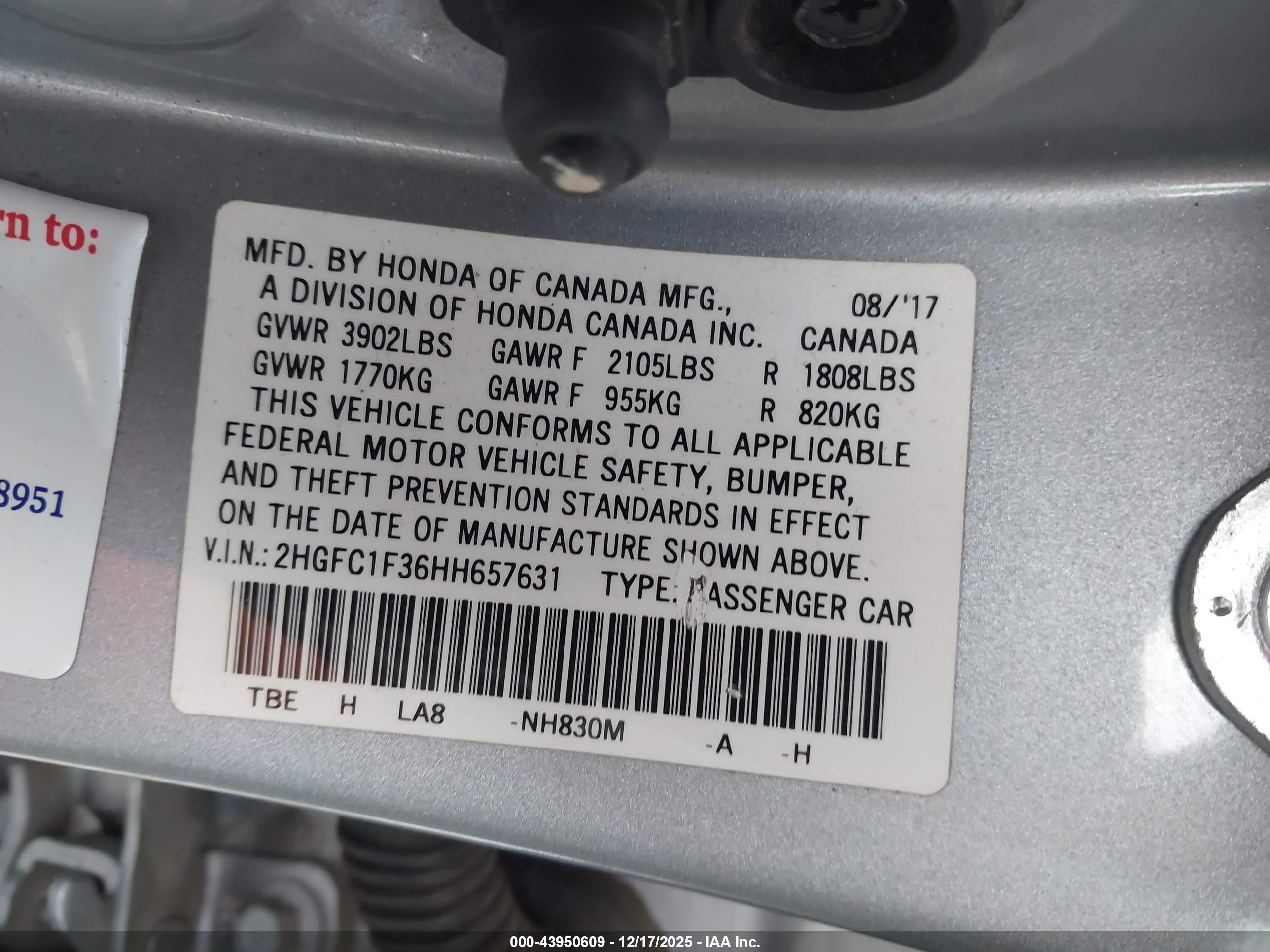 HONDA CIVIC image 9