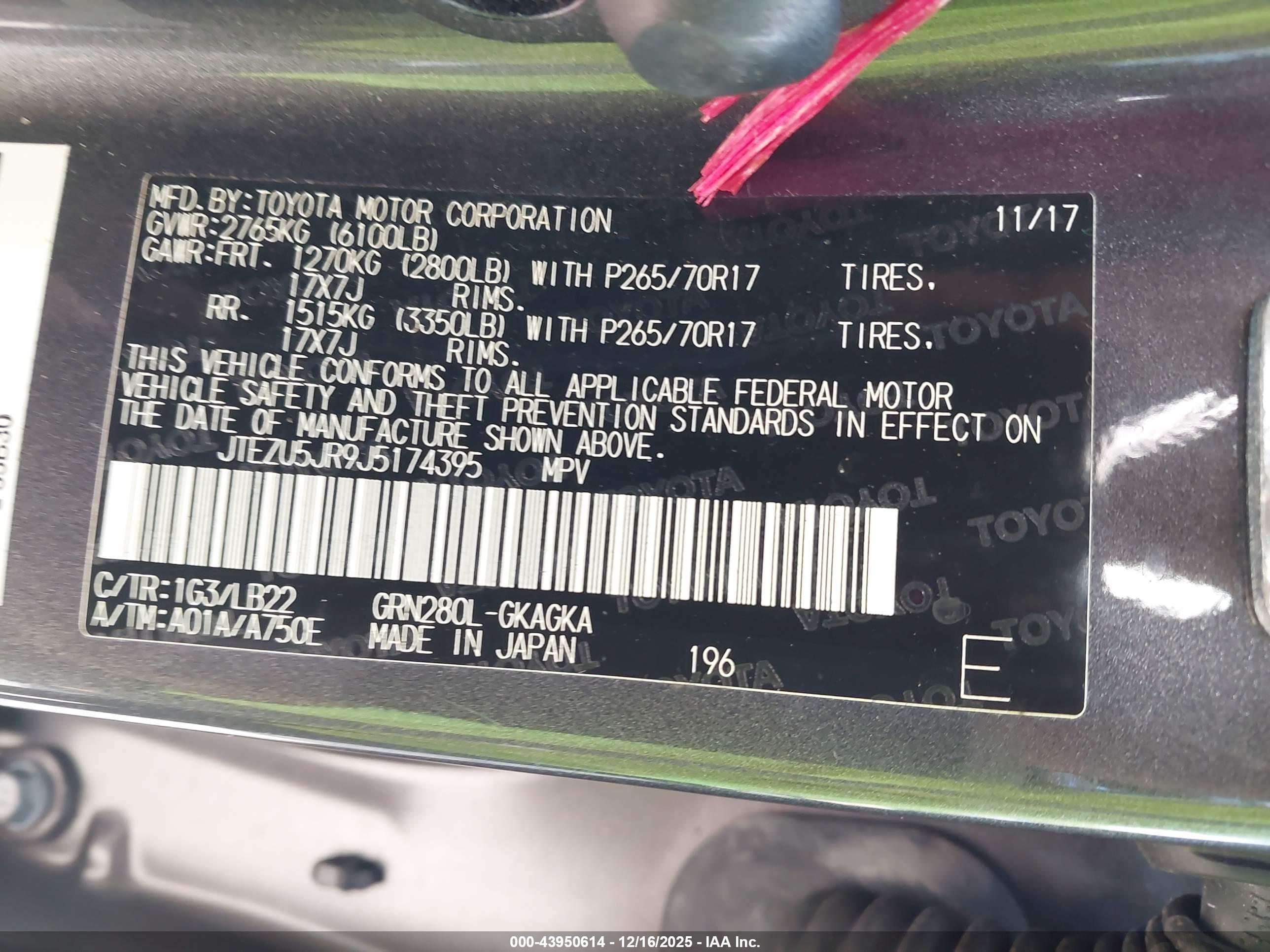 TOYOTA 4RUNNER image 9