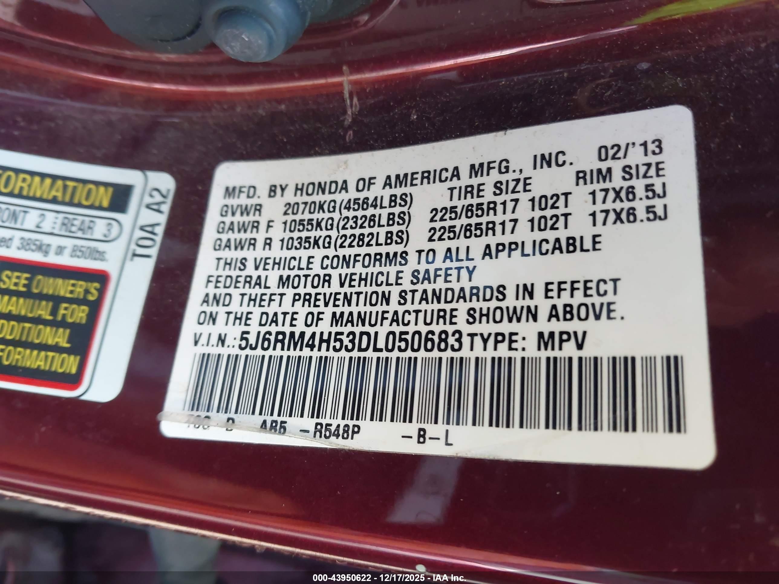 HONDA CR-V image 9