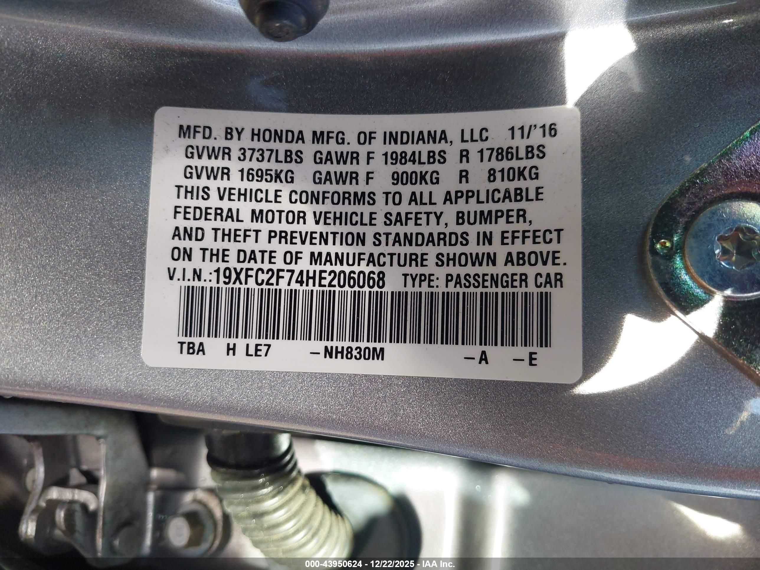 HONDA CIVIC image 9
