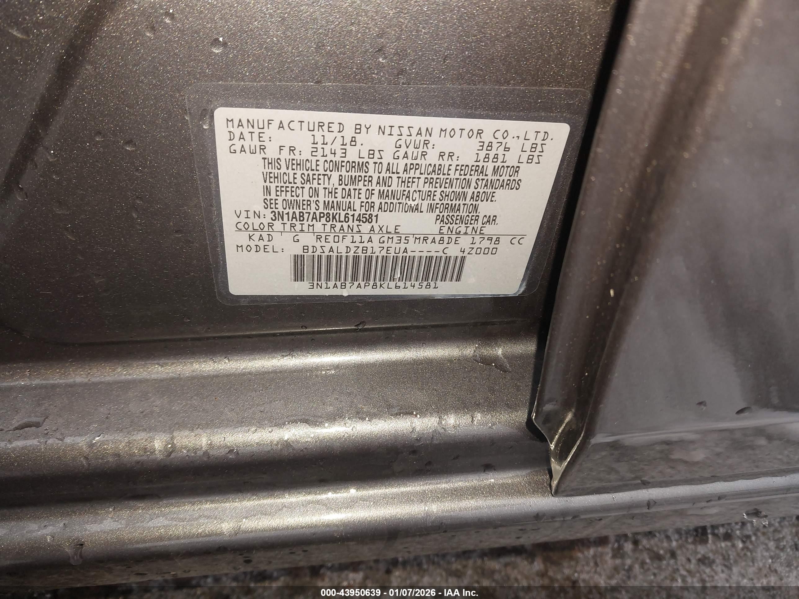 NISSAN SENTRA image 9