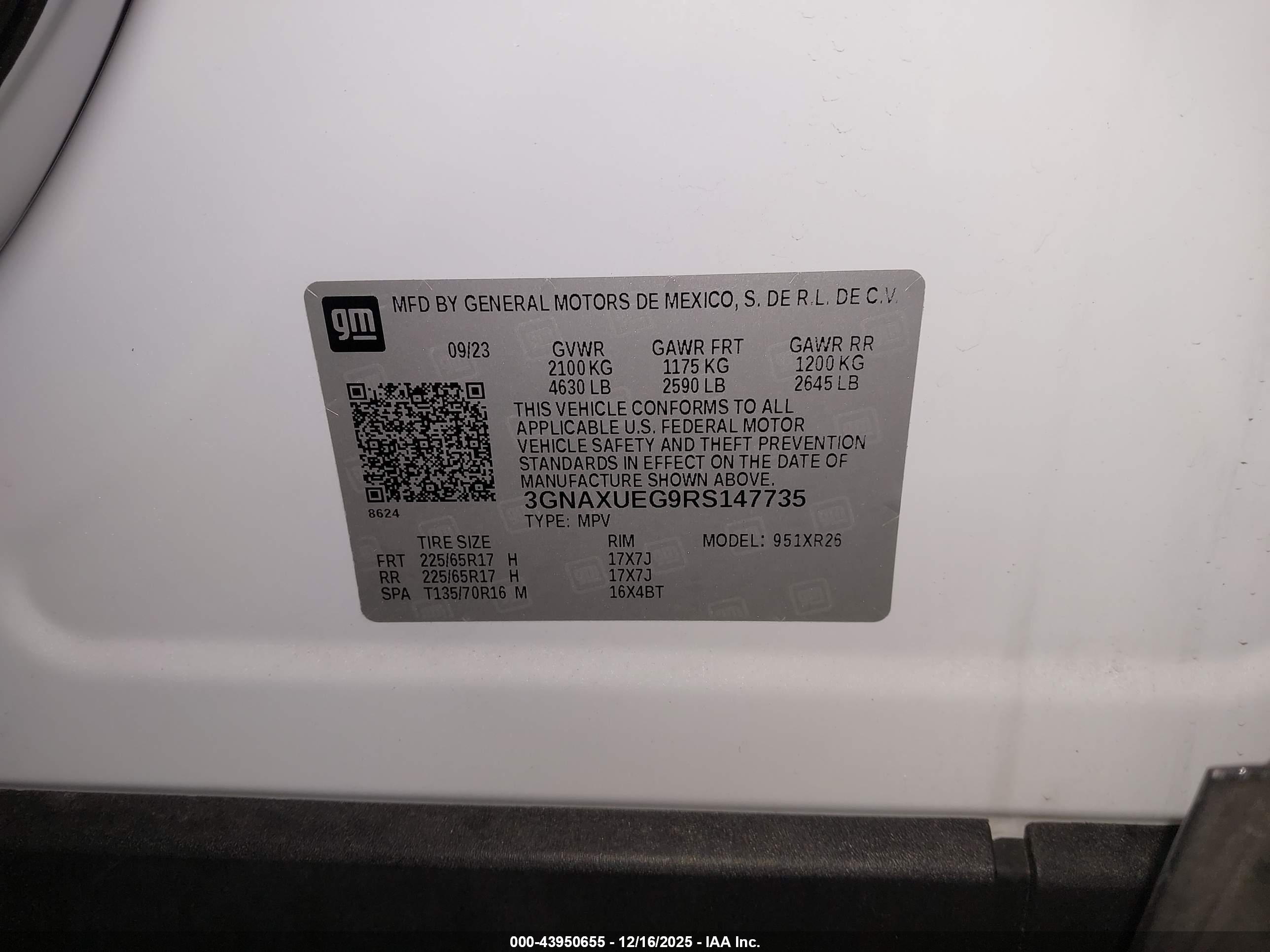 CHEVROLET EQUINOX image 9
