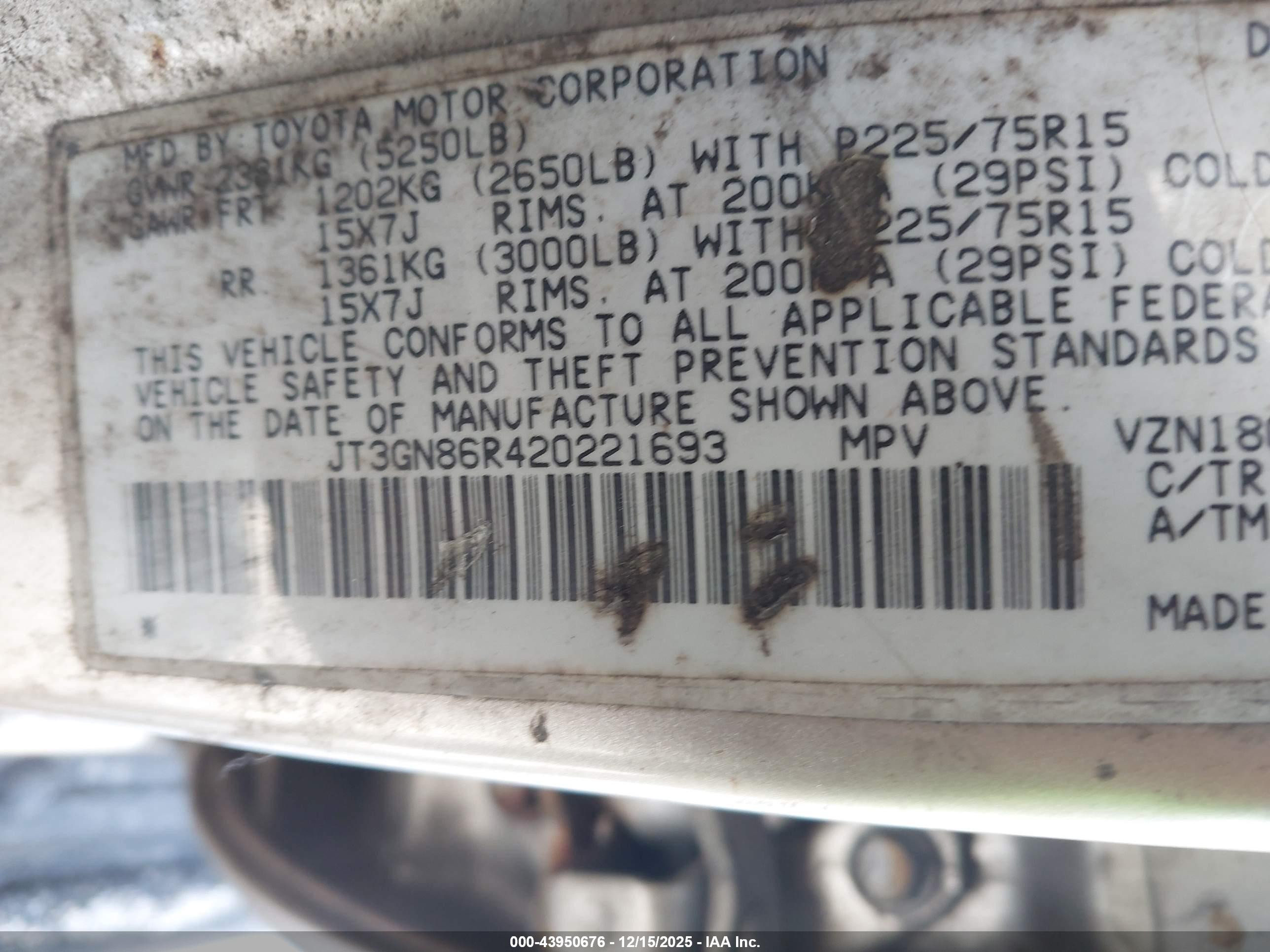 TOYOTA 4RUNNER image 9