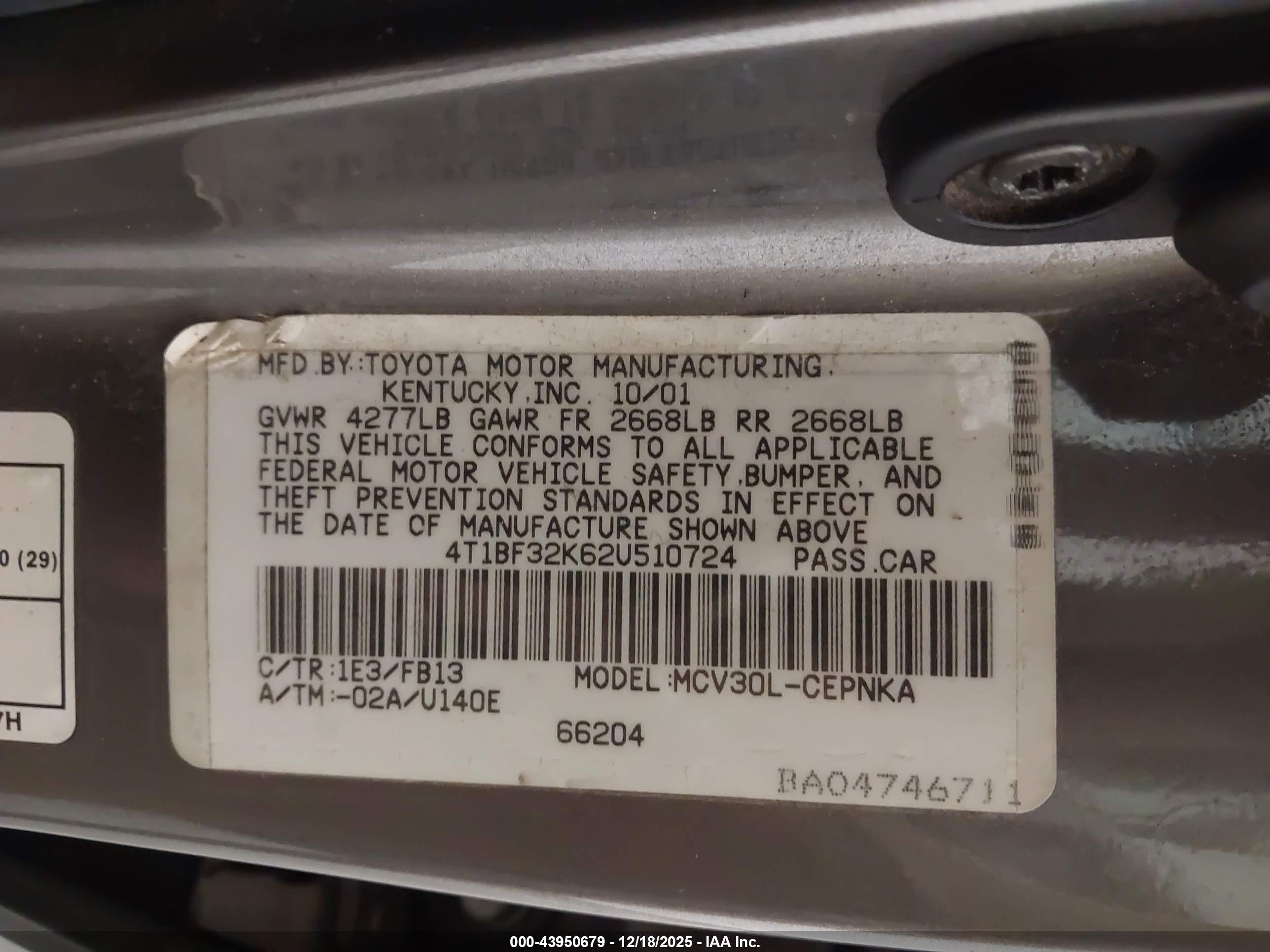 TOYOTA CAMRY image 9