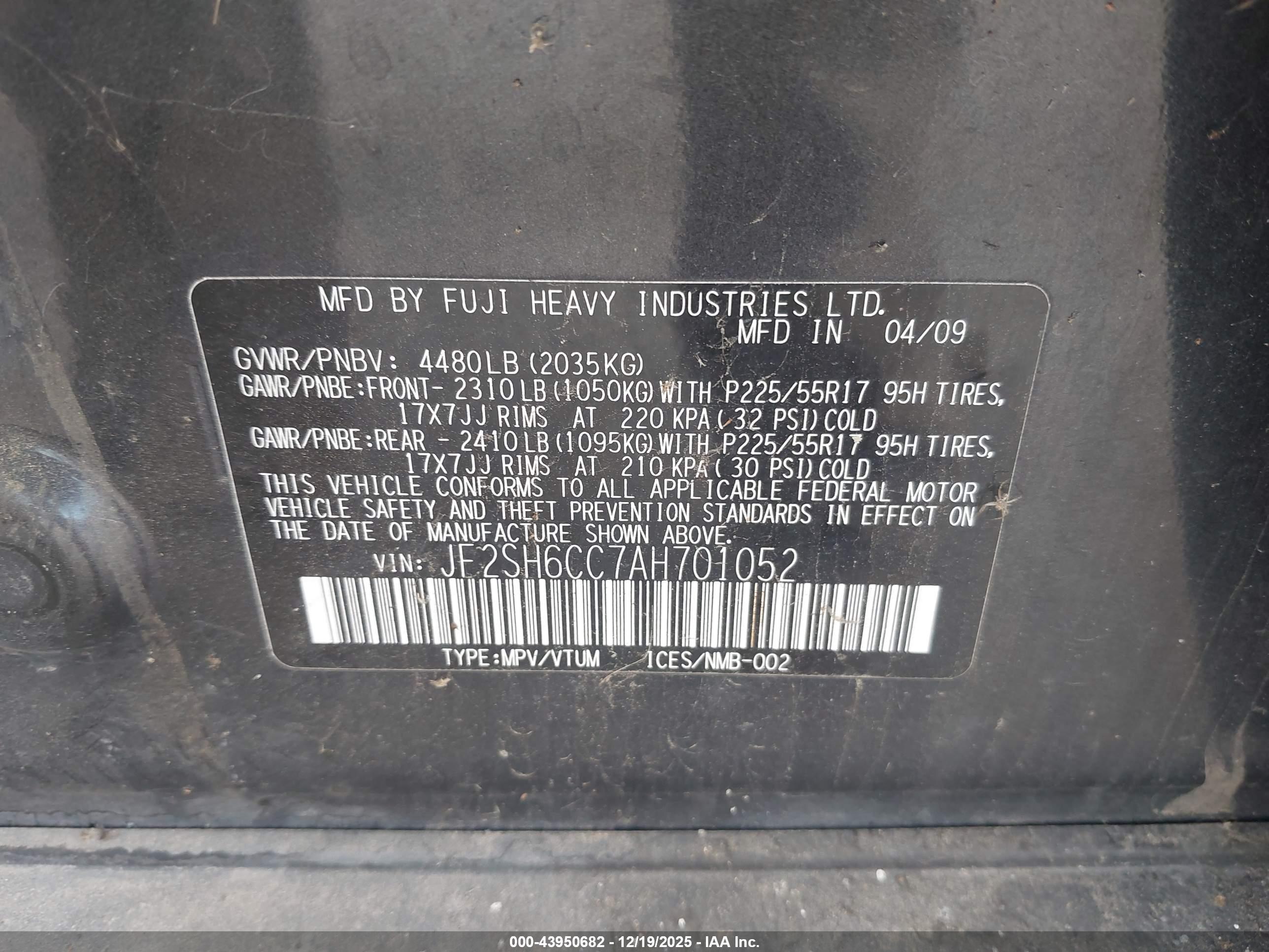 SUBARU FORESTER image 9