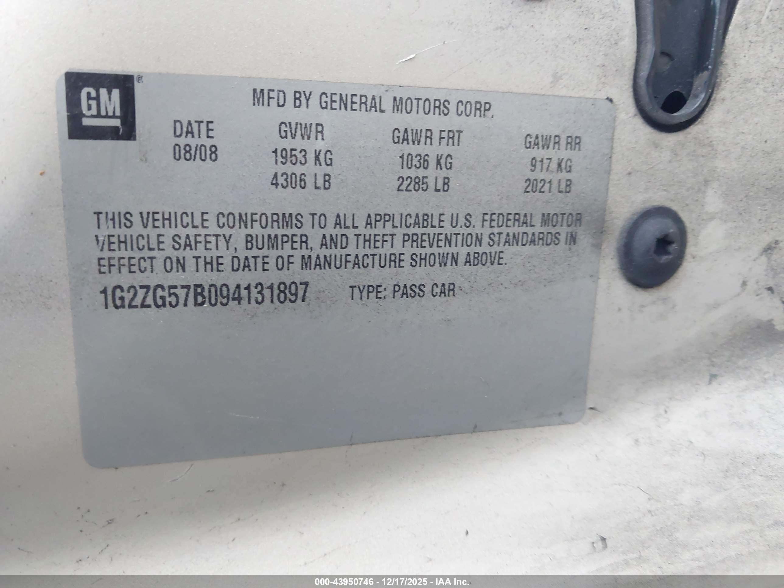 PONTIAC G6 image 9