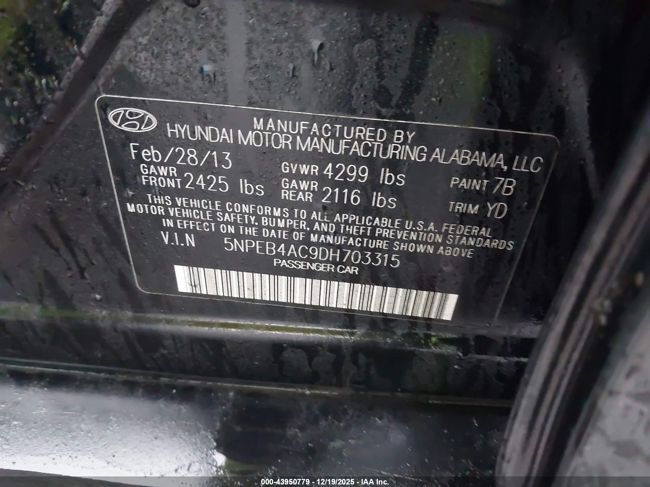 HYUNDAI SONATA image 9