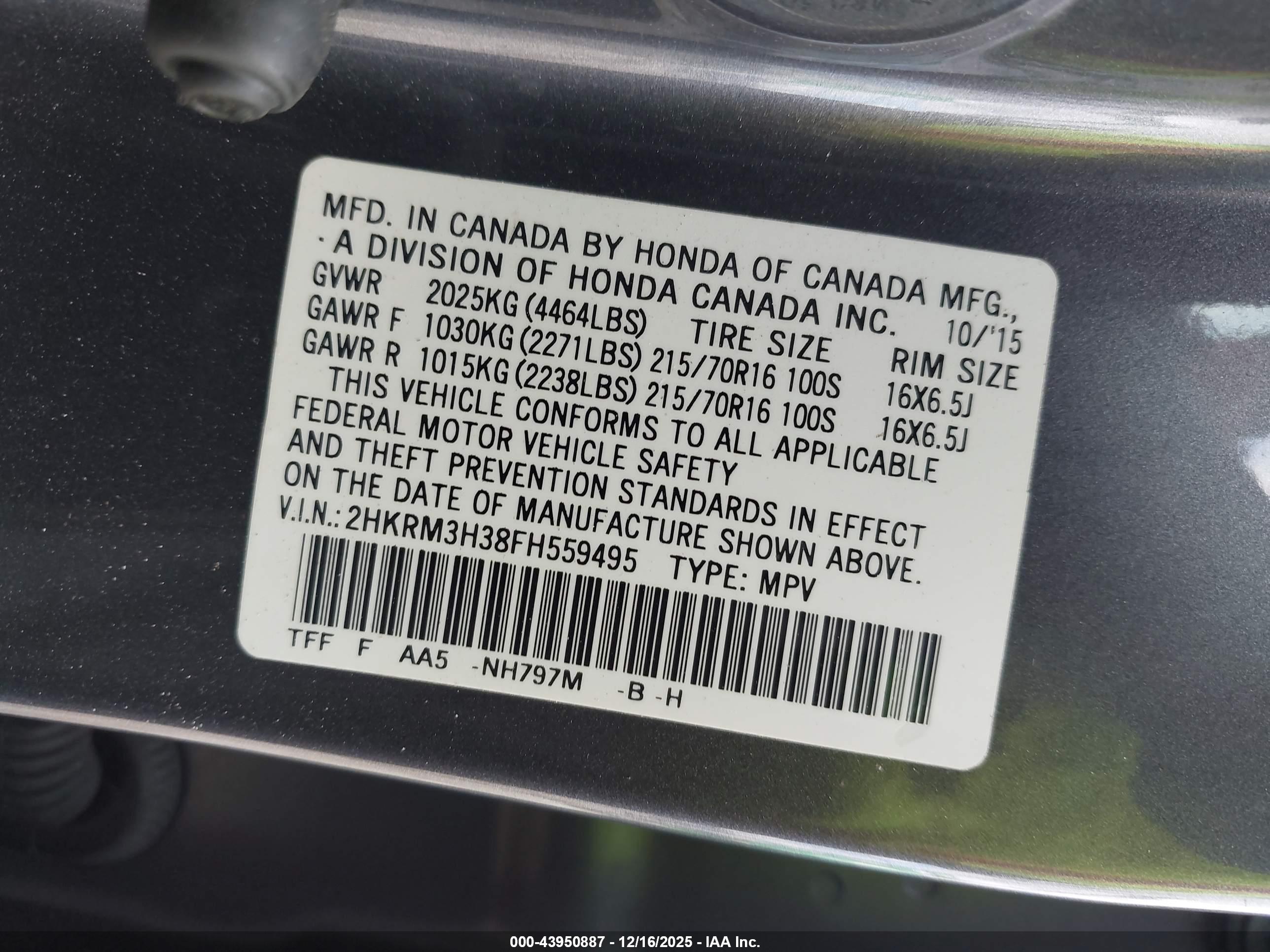 HONDA CR-V image 9