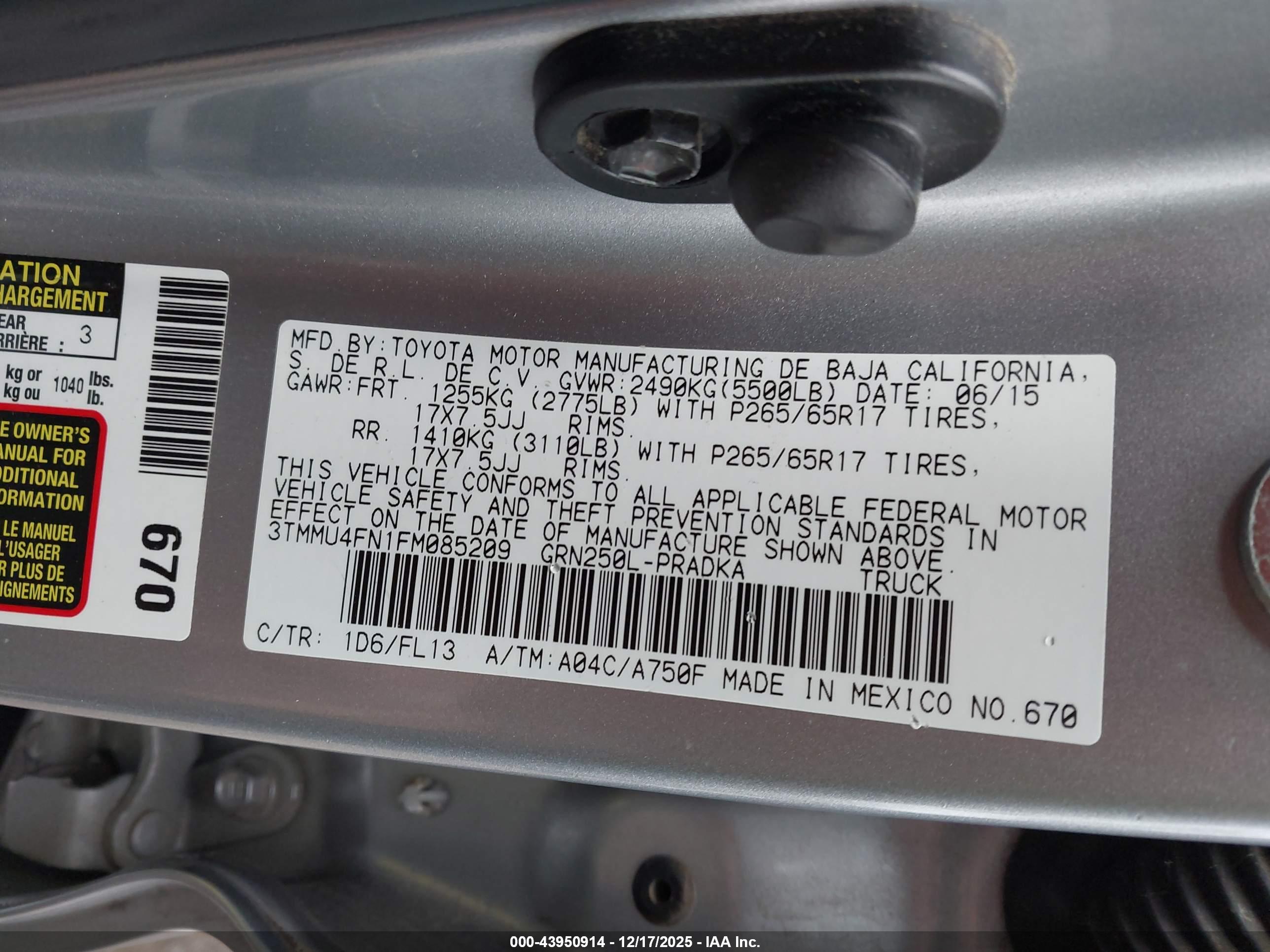 TOYOTA TACOMA image 9
