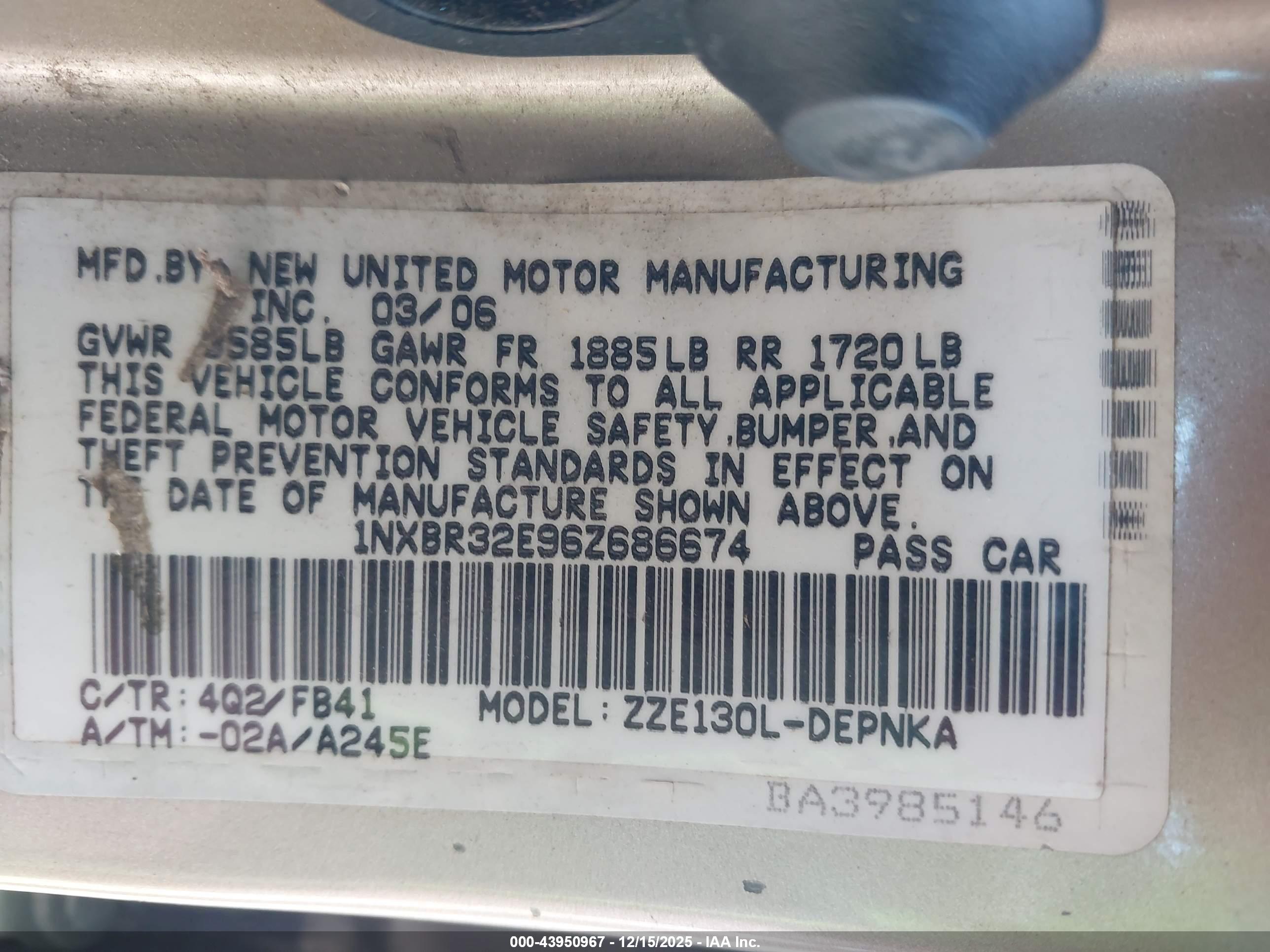 TOYOTA COROLLA image 9