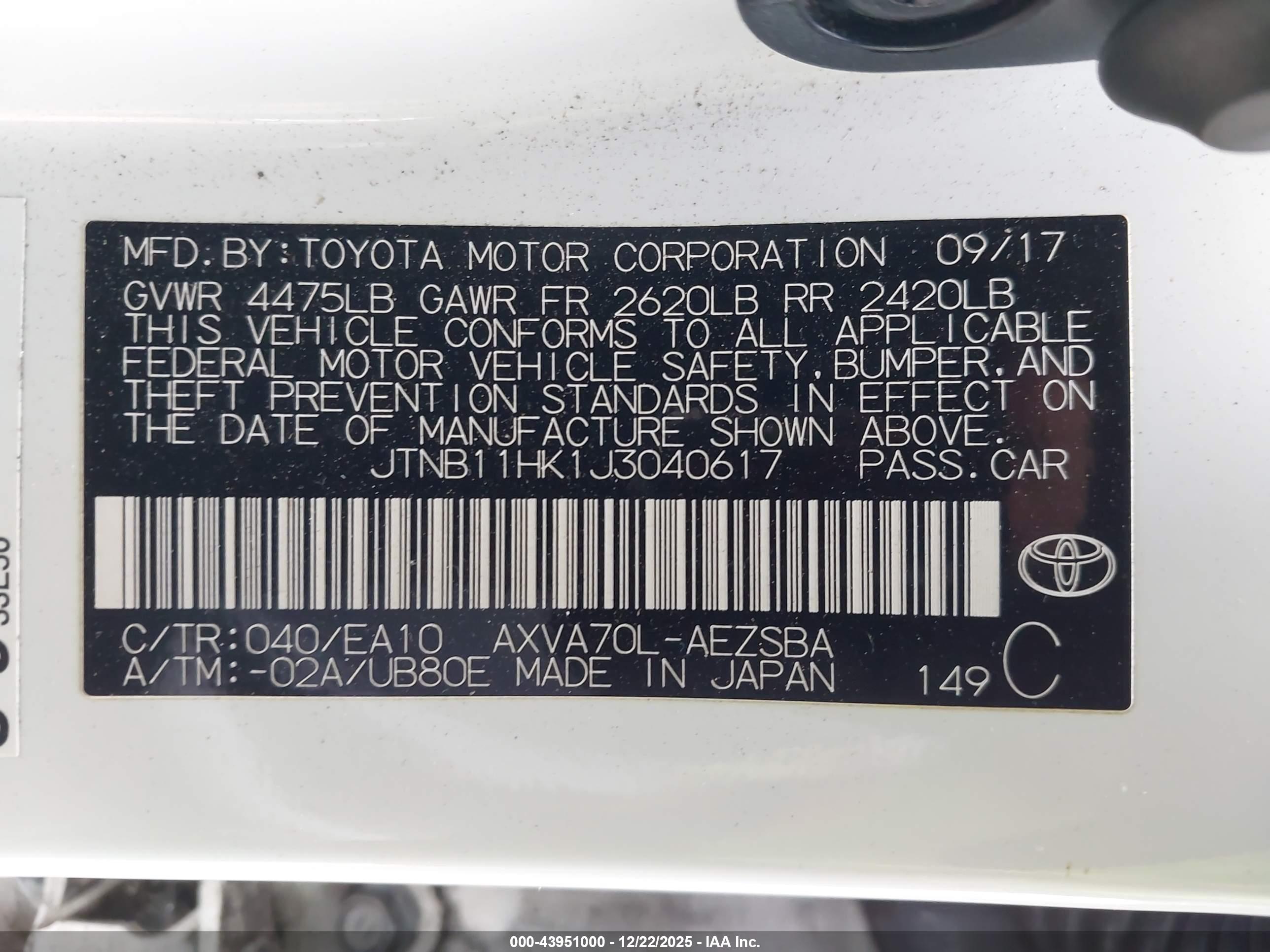 TOYOTA CAMRY image 9