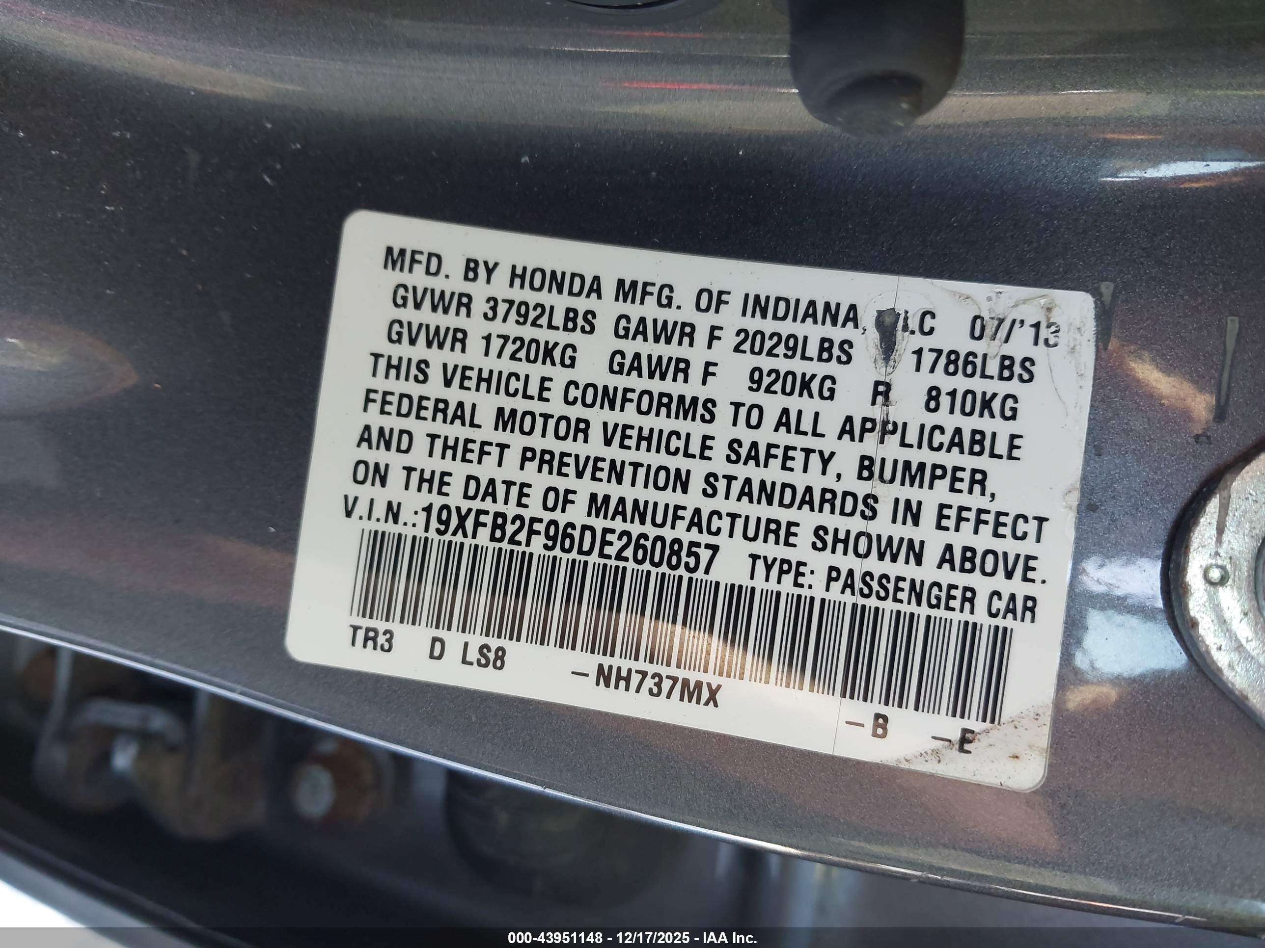 HONDA CIVIC image 9