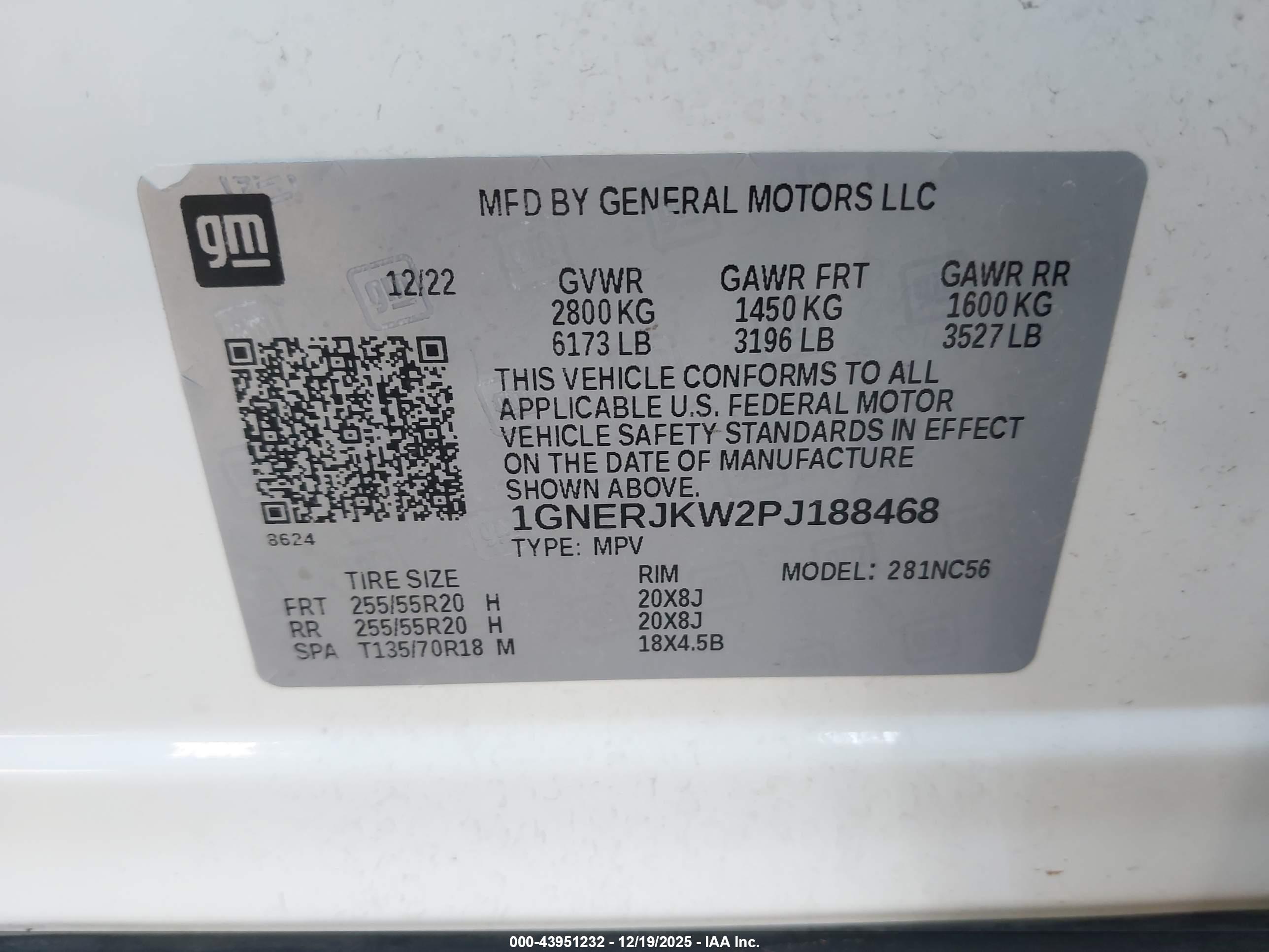 CHEVROLET TRAVERSE image 9