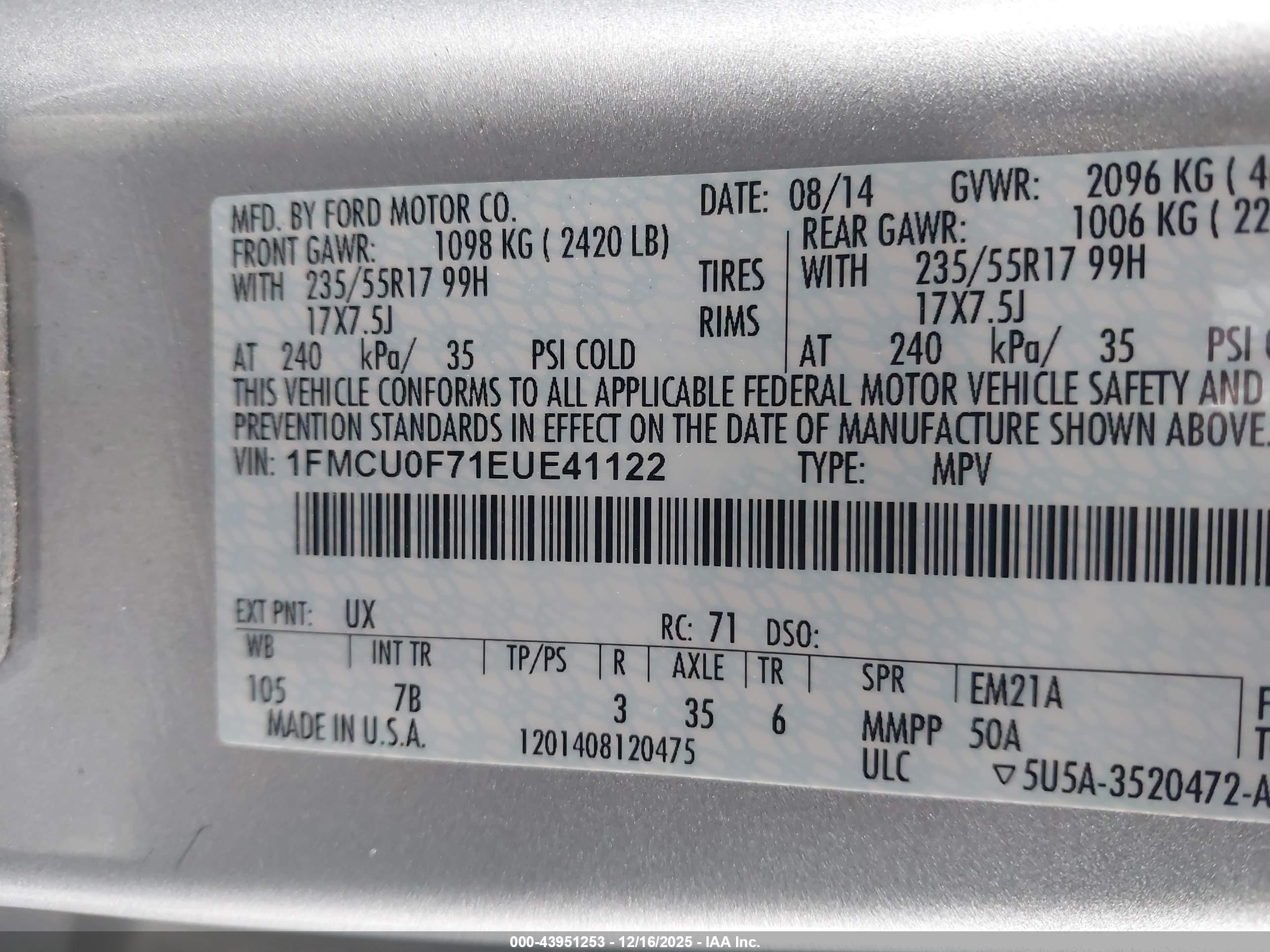 FORD ESCAPE image 9