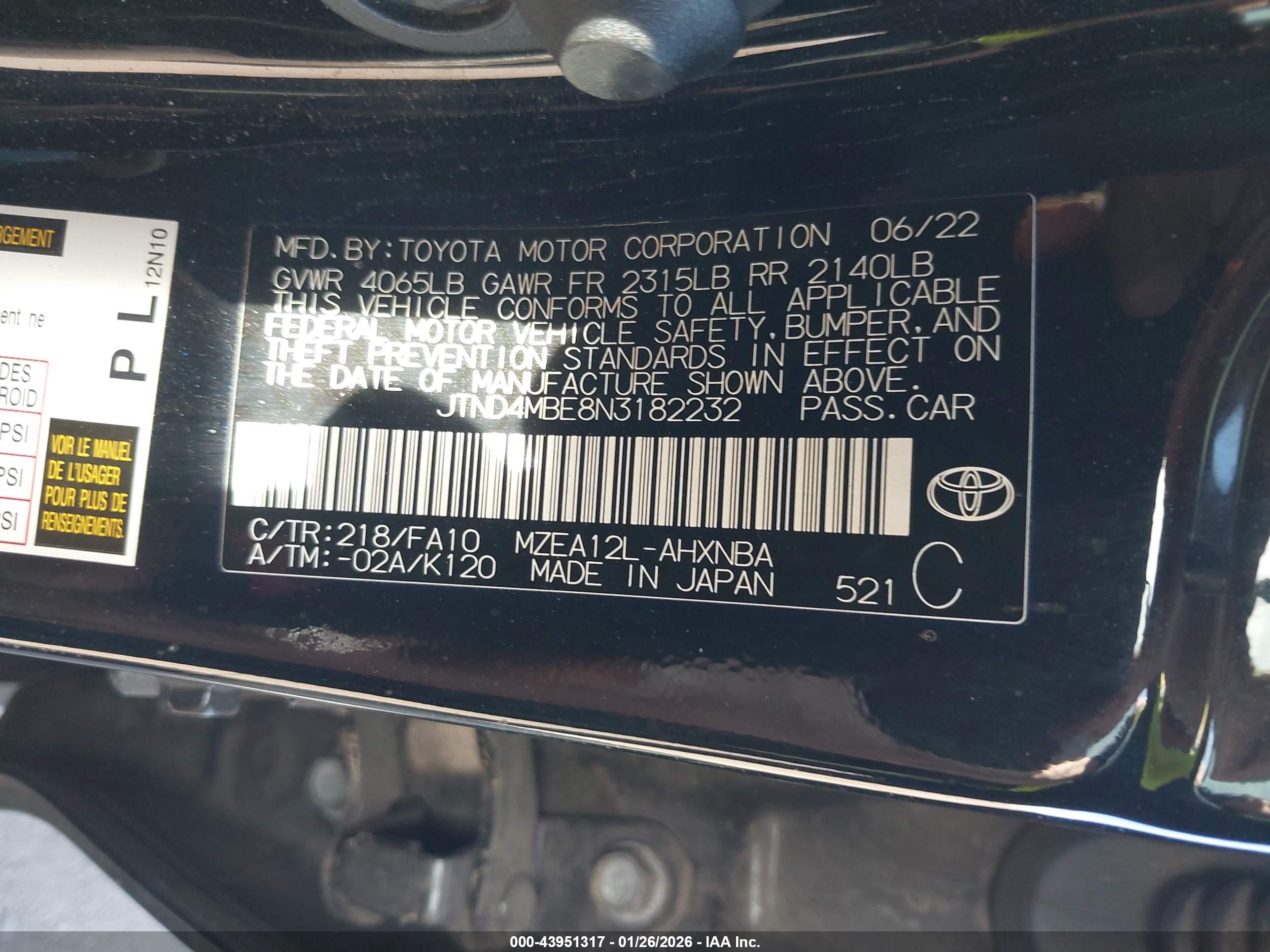 TOYOTA COROLLA image 9