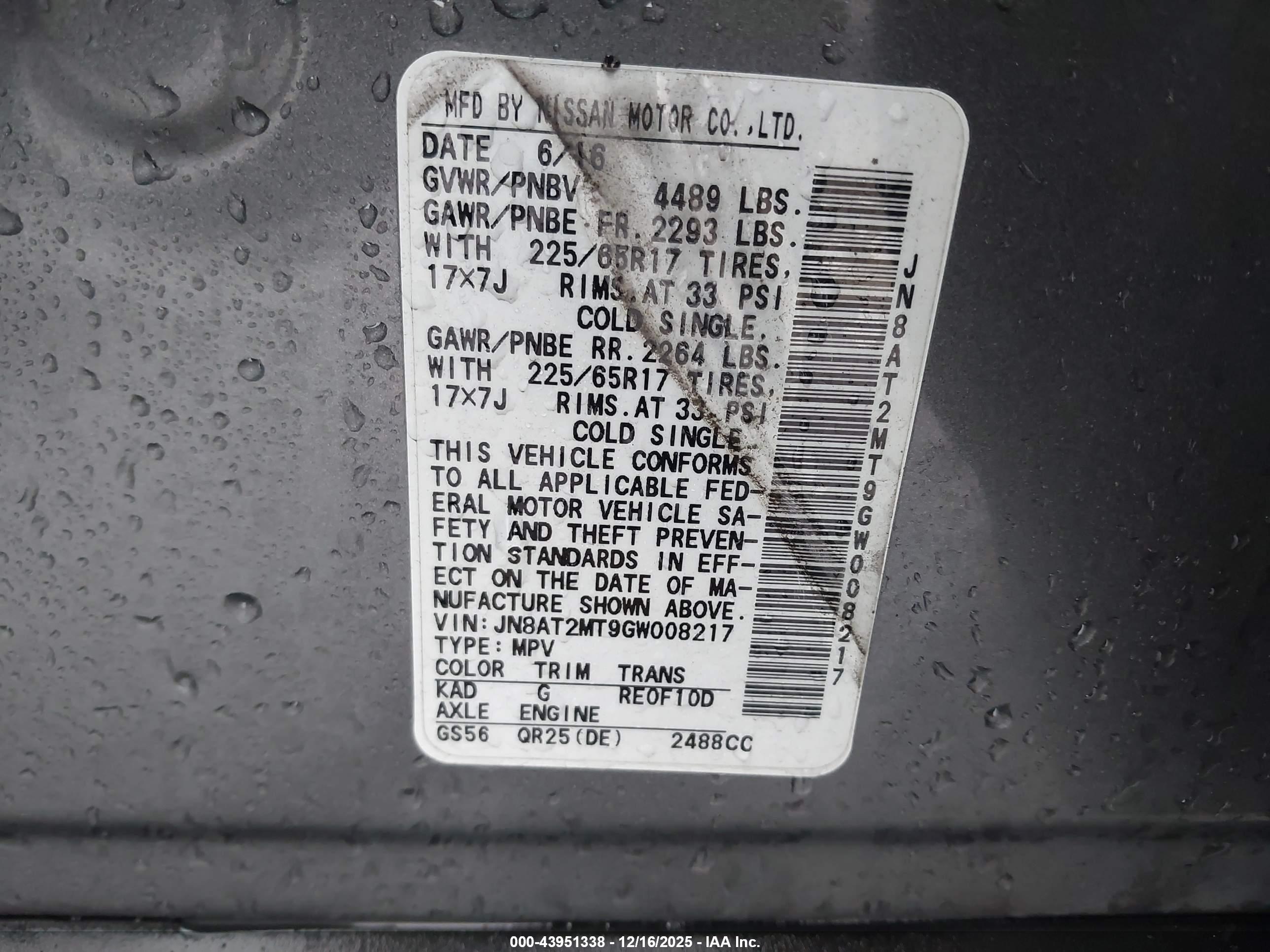 NISSAN ROGUE image 9