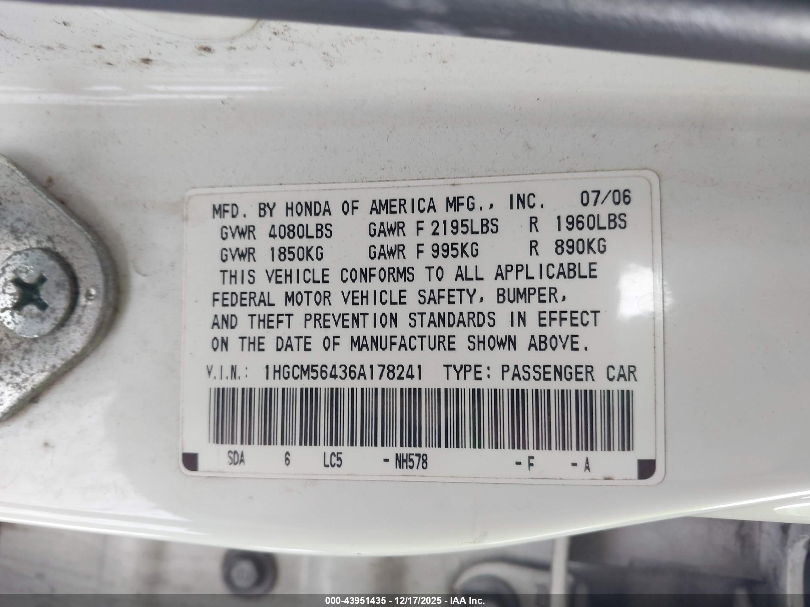 HONDA ACCORD image 9