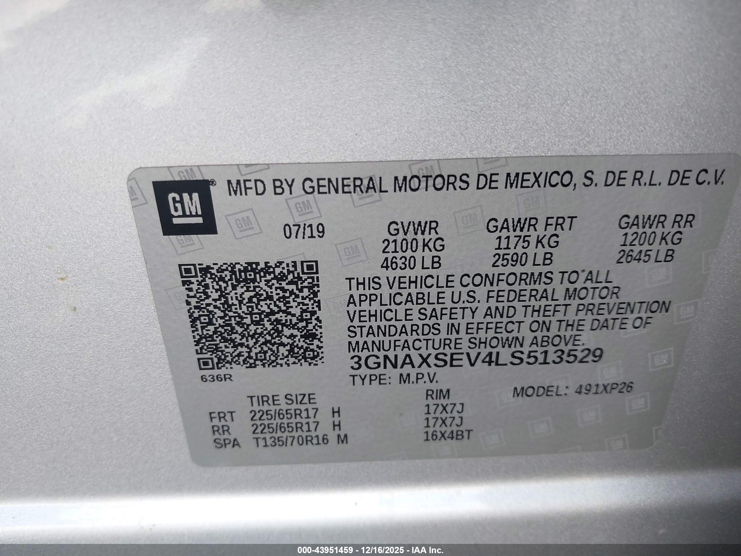 CHEVROLET EQUINOX image 9