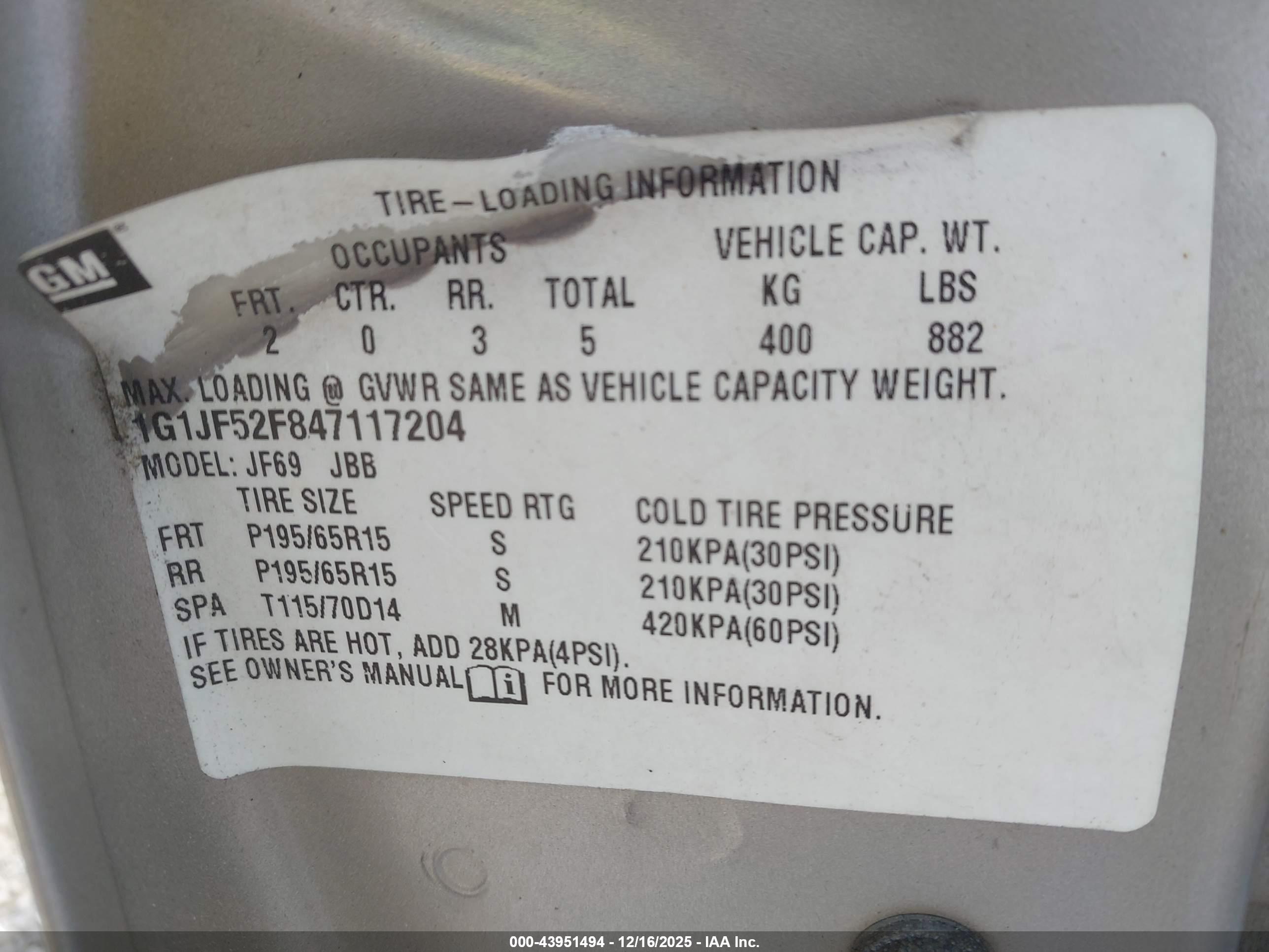 CHEVROLET CAVALIER image 9