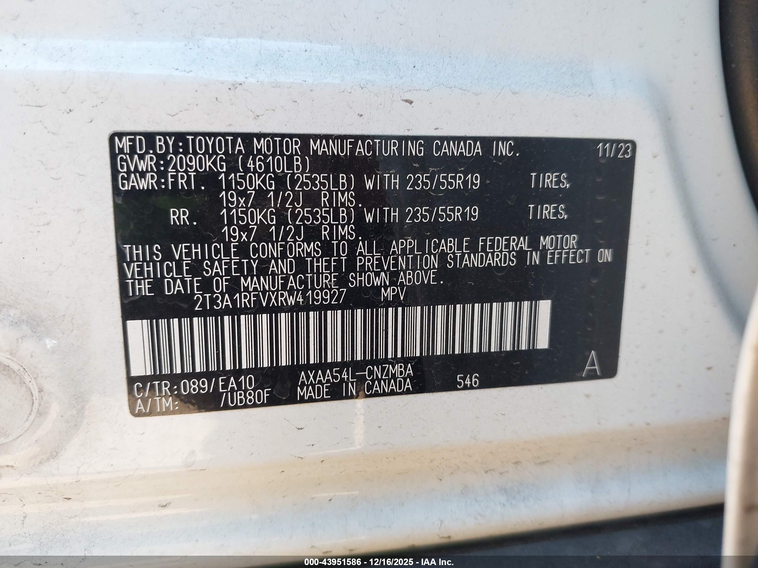 TOYOTA RAV4 image 9