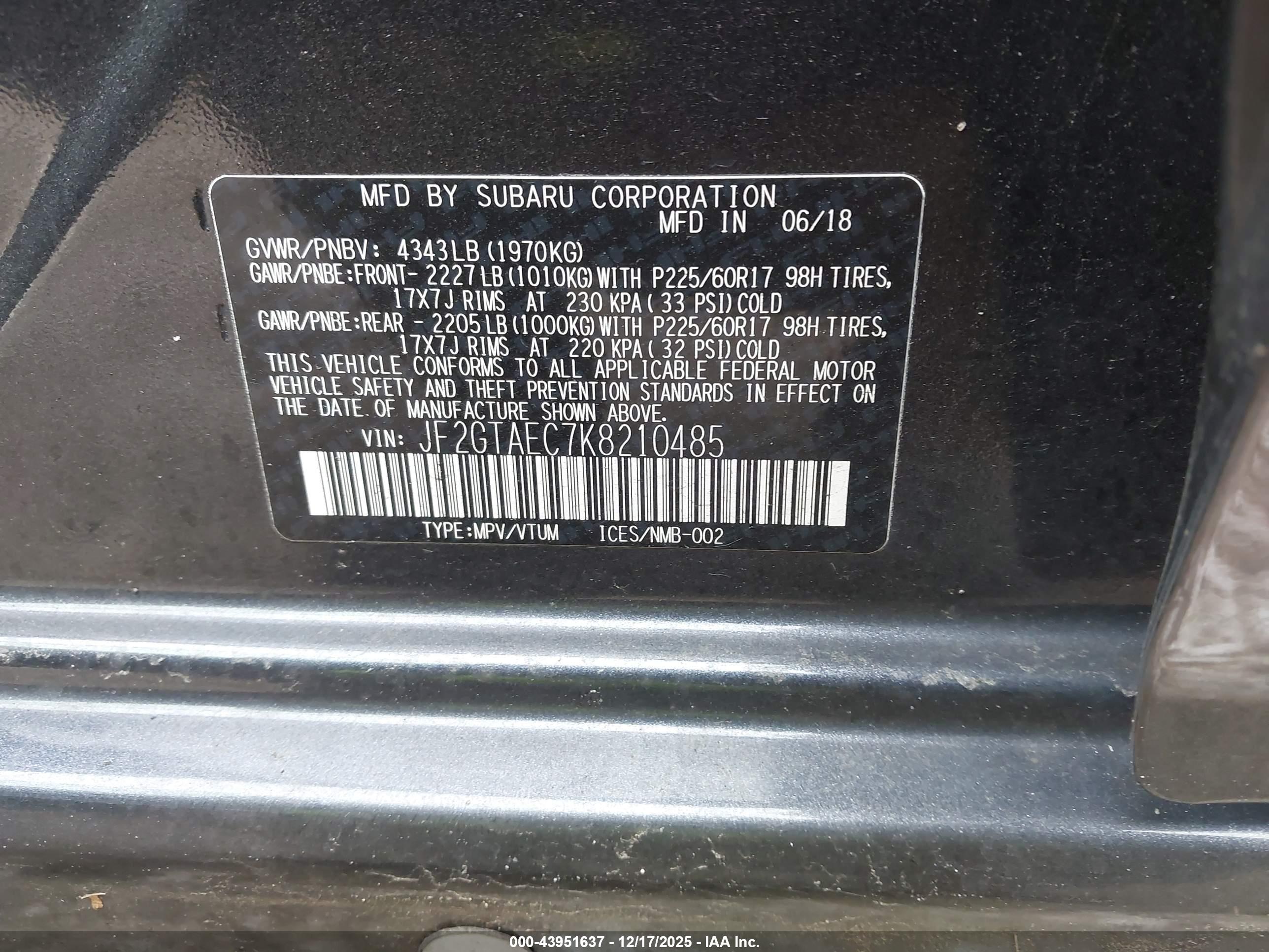 SUBARU CROSSTREK image 9