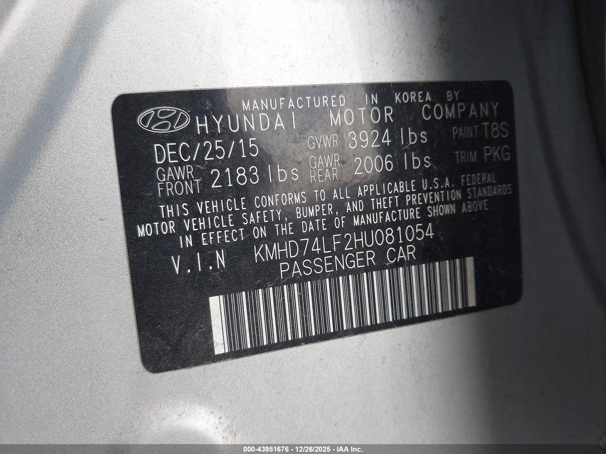 HYUNDAI ELANTRA image 9