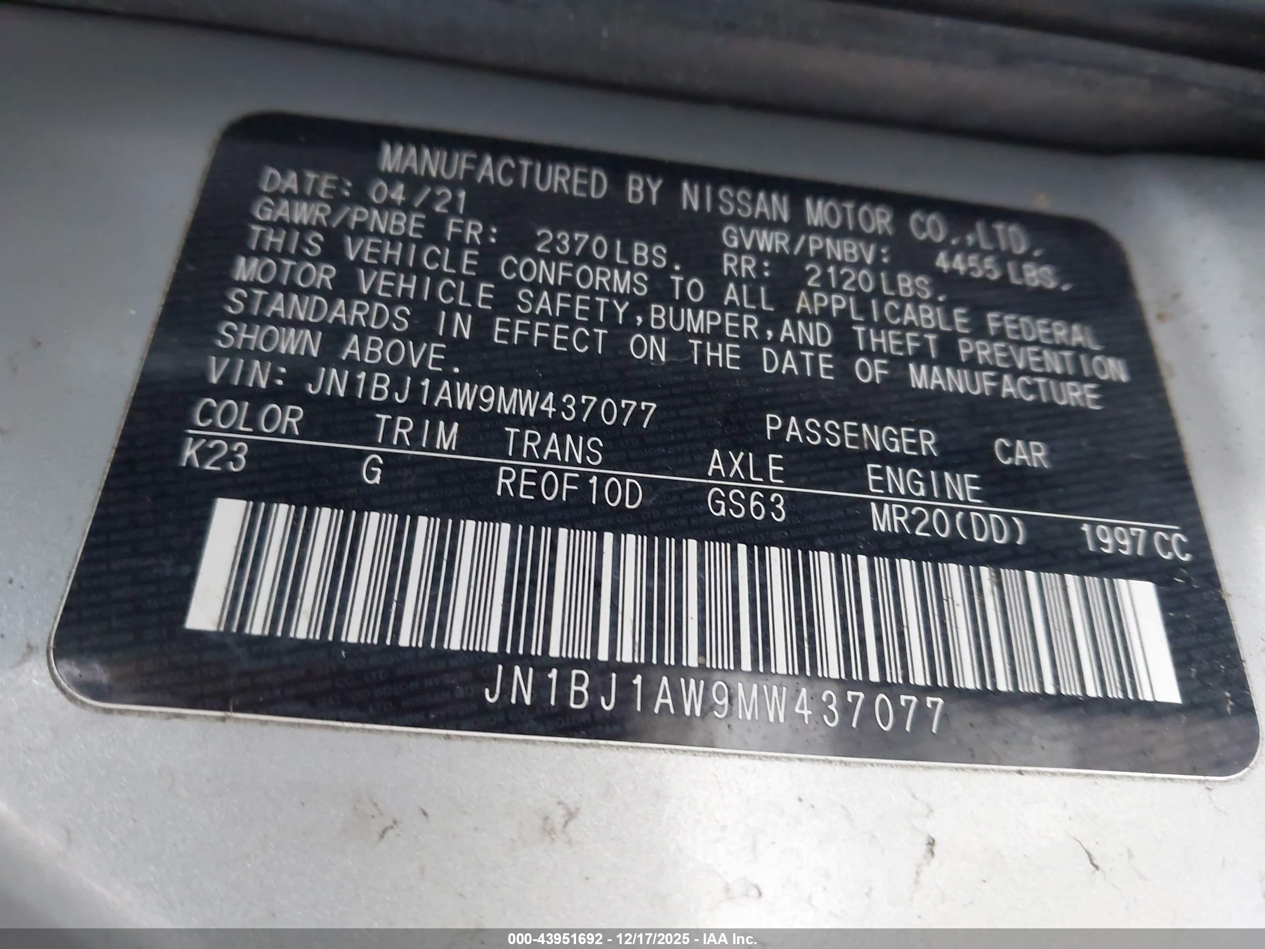 NISSAN ROGUE image 9