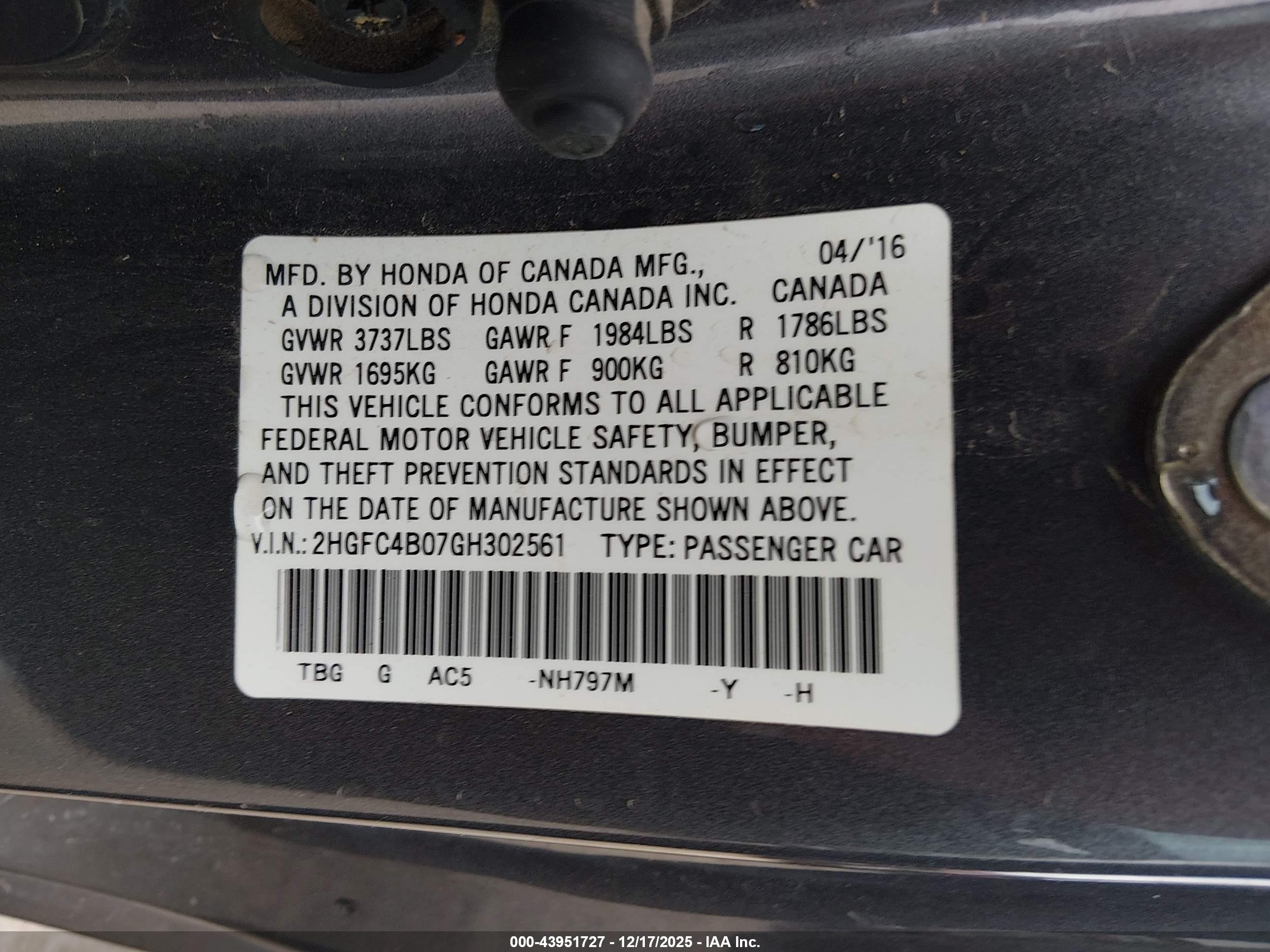 HONDA CIVIC image 9