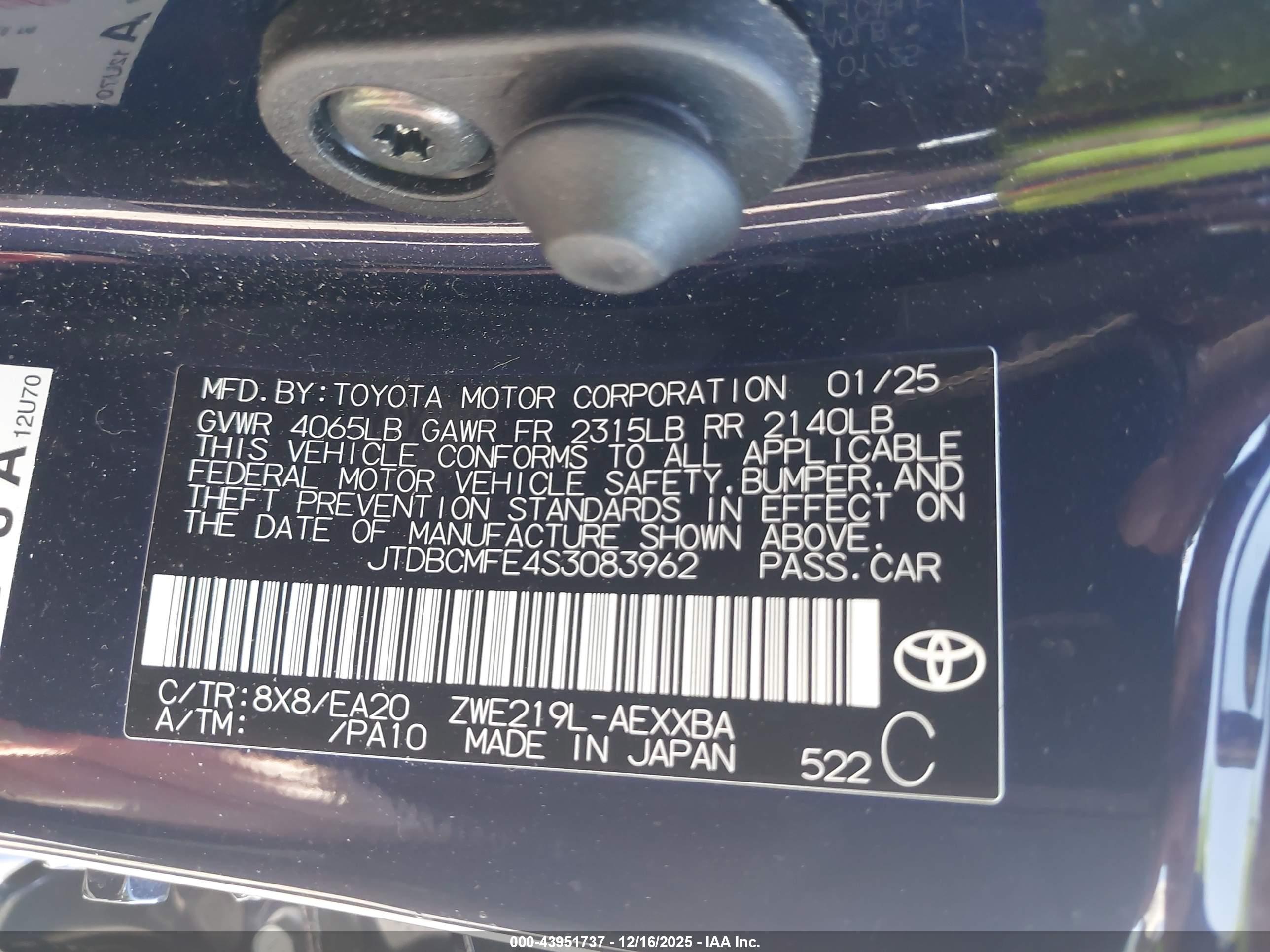 TOYOTA COROLLA image 9