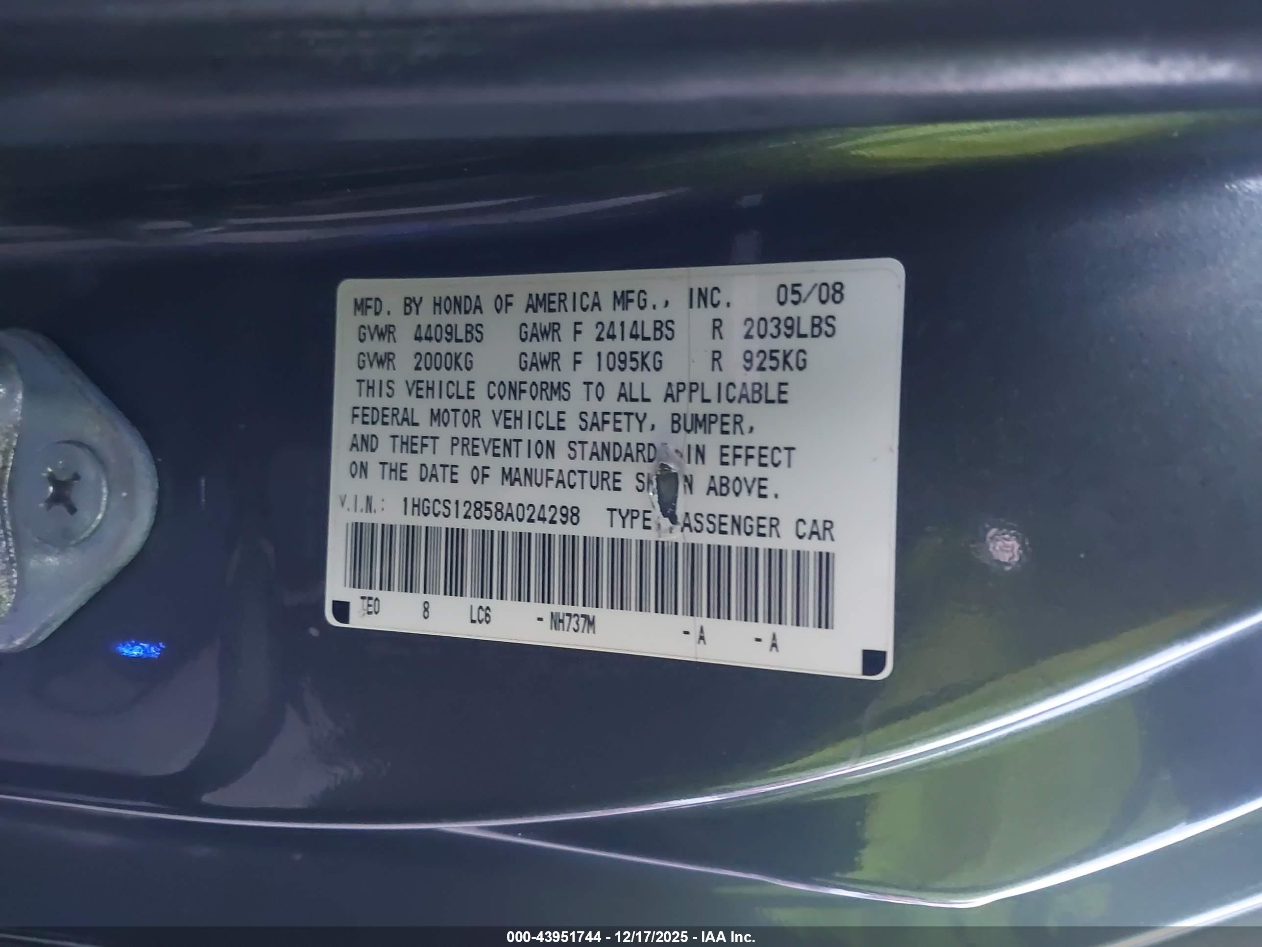 HONDA ACCORD image 9
