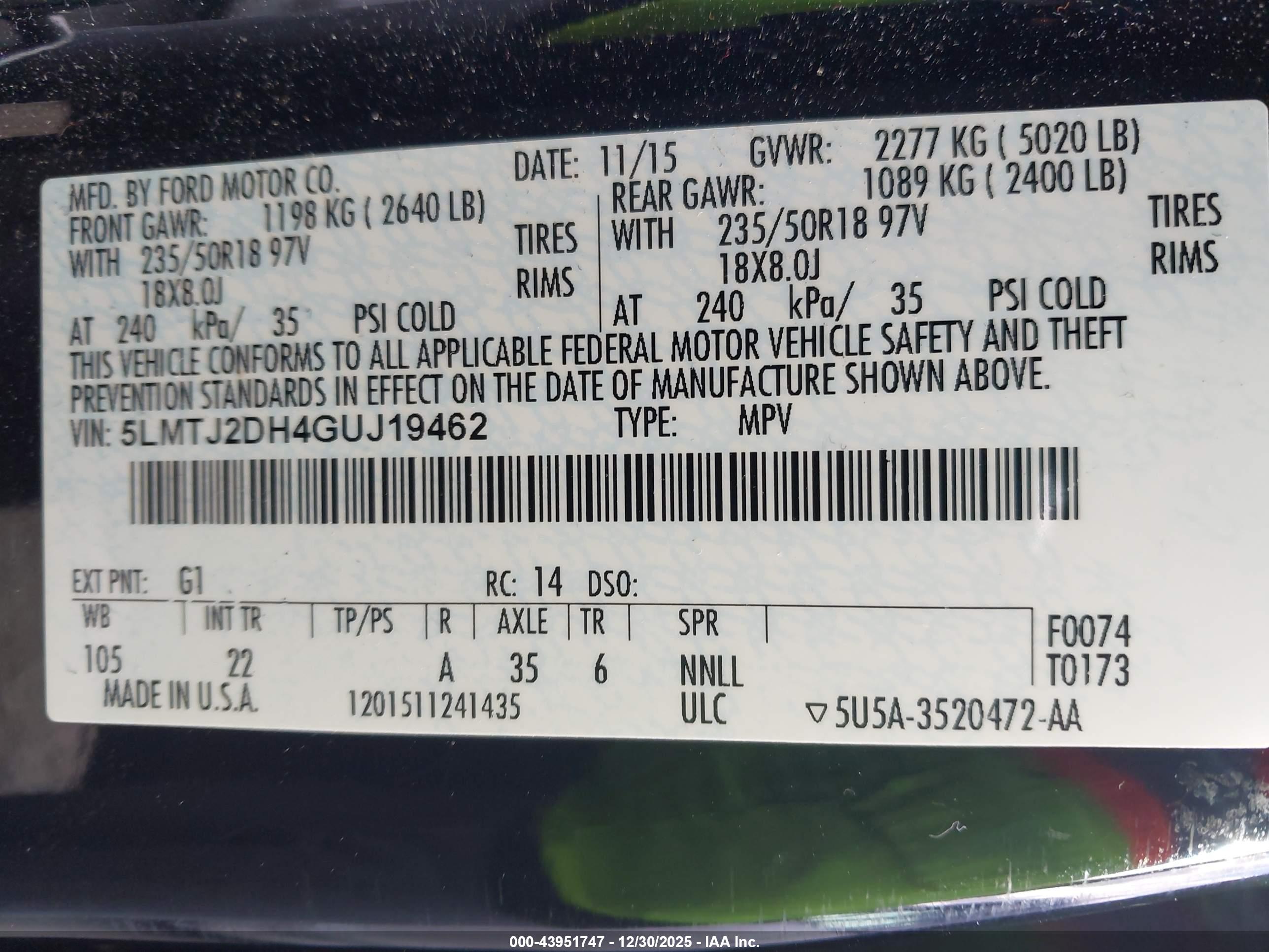 LINCOLN MKC image 9