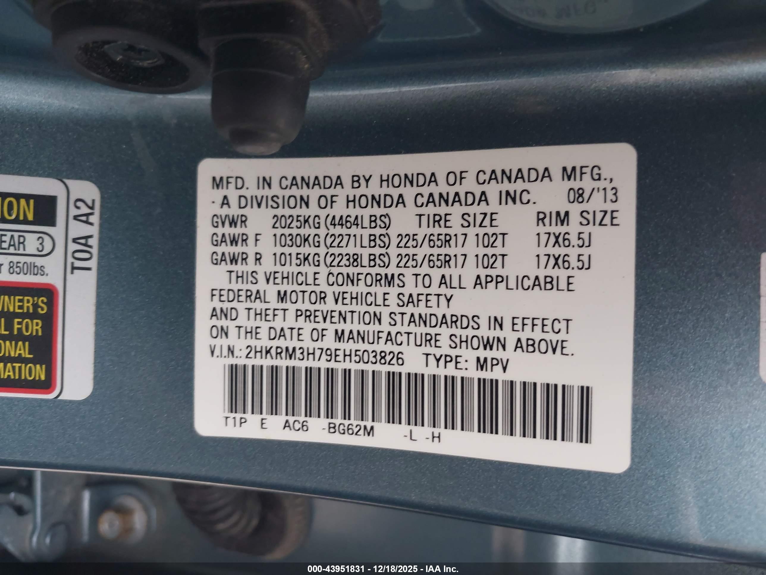 HONDA CR-V image 9