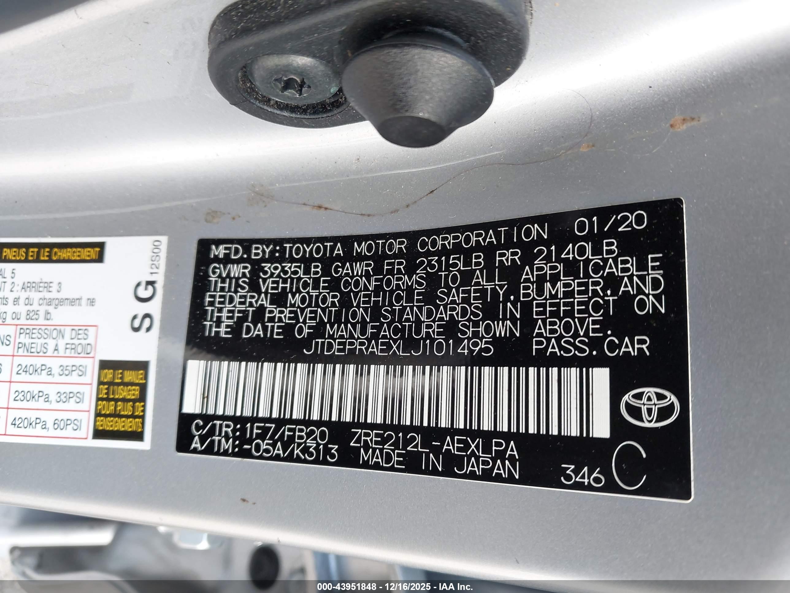 TOYOTA COROLLA image 9
