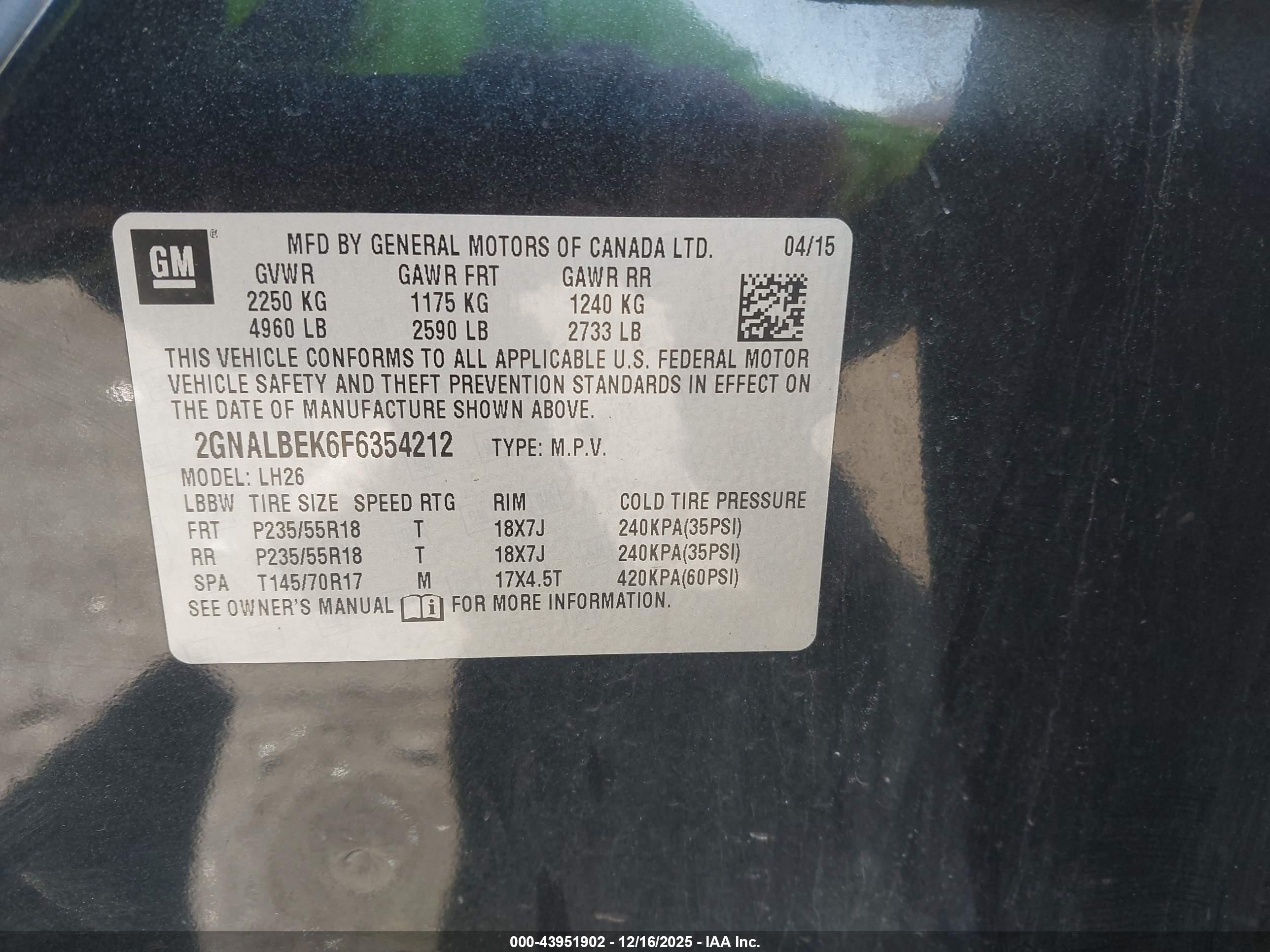CHEVROLET EQUINOX image 9