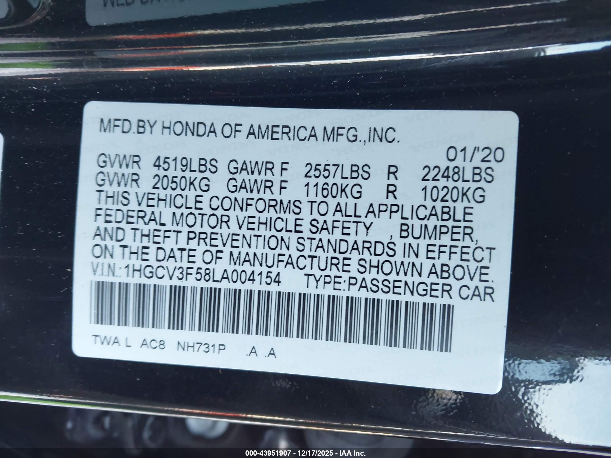 HONDA ACCORD image 9