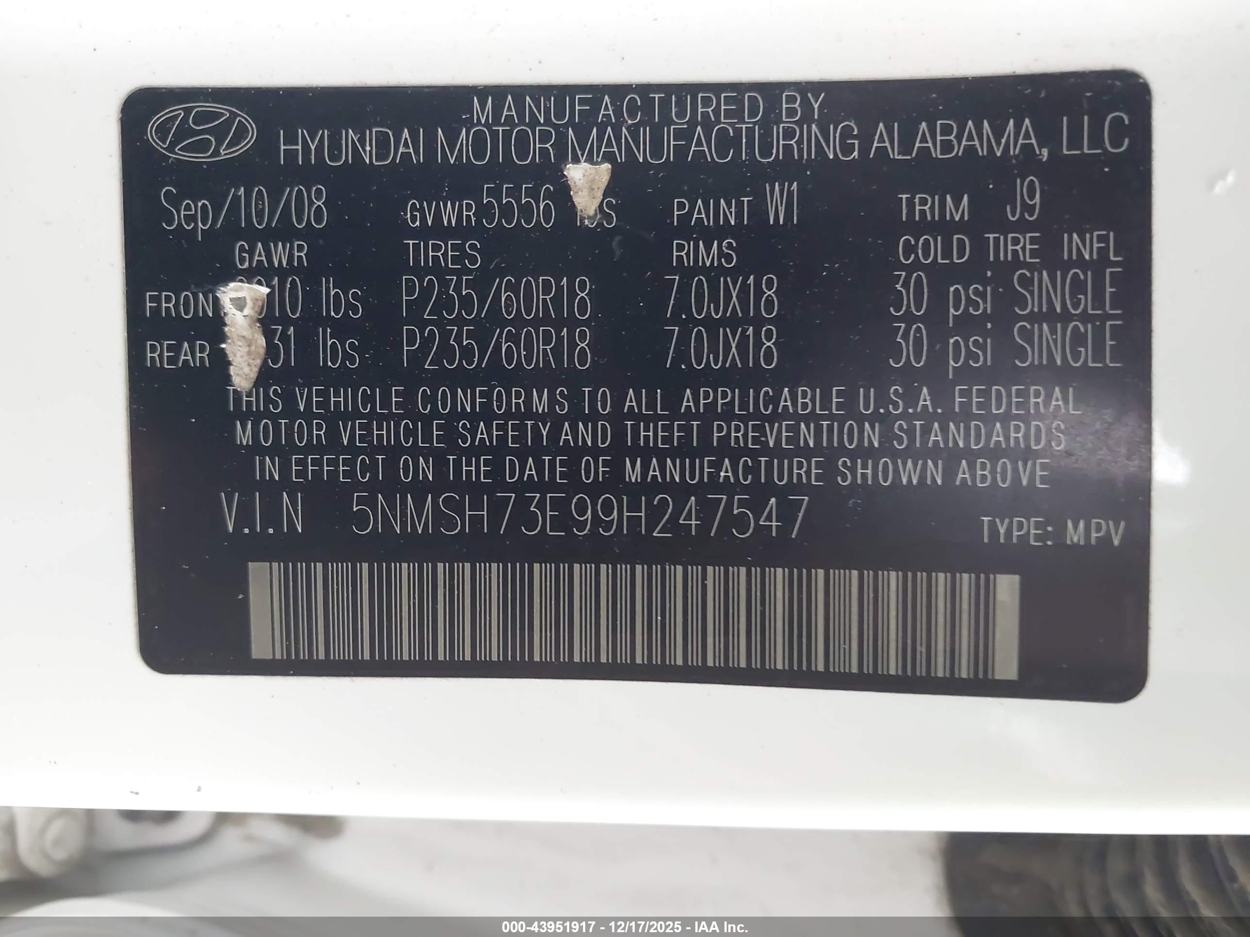 HYUNDAI SANTA image 9