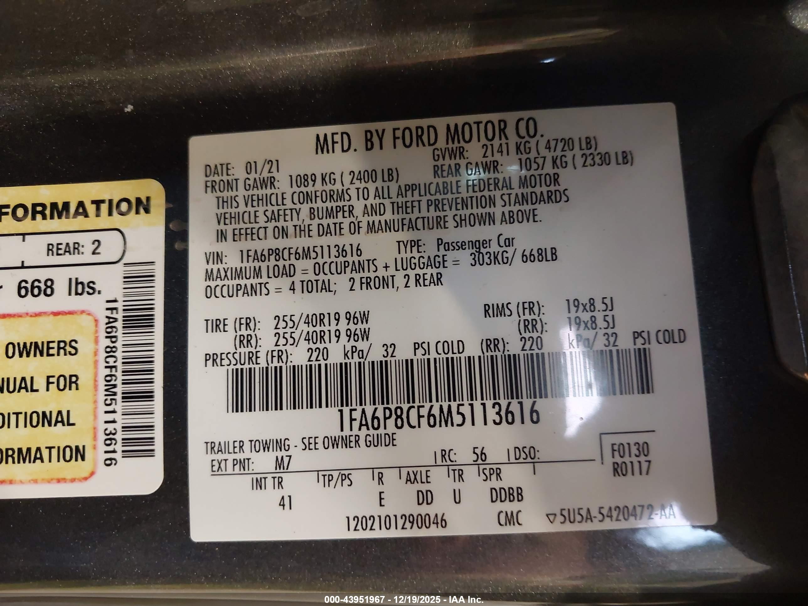 FORD MUSTANG image 9