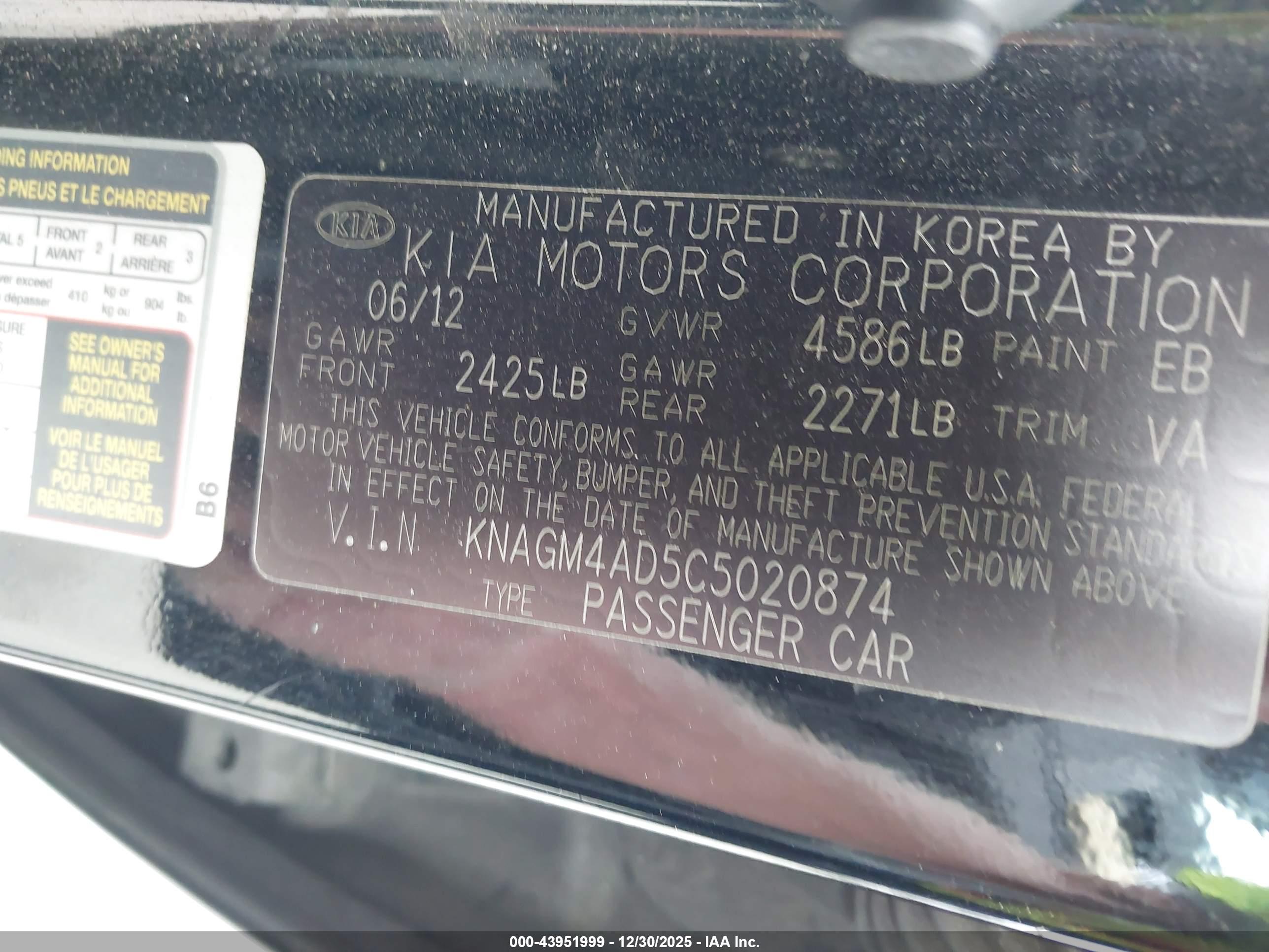 KIA OPTIMA image 9