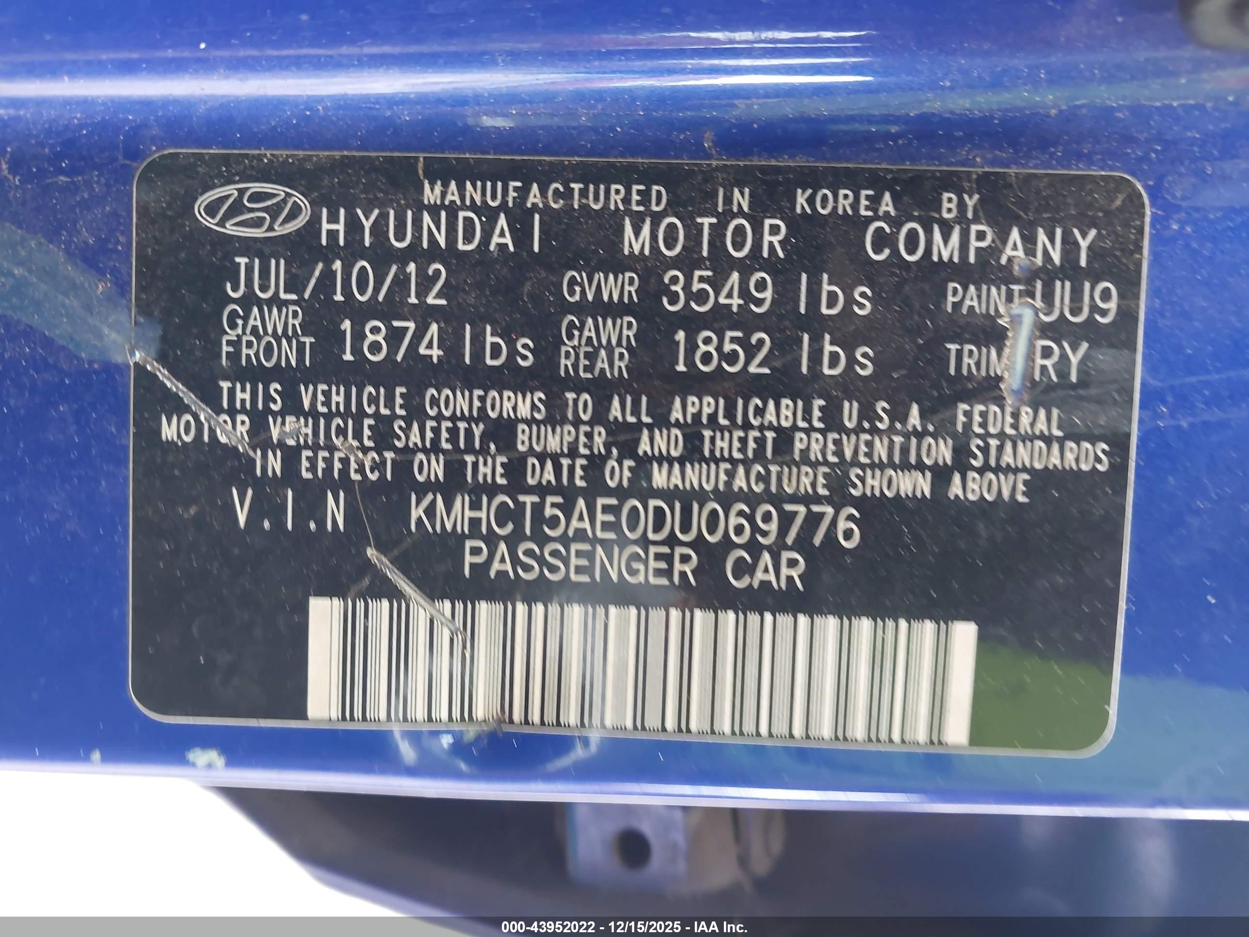 HYUNDAI ACCENT image 9