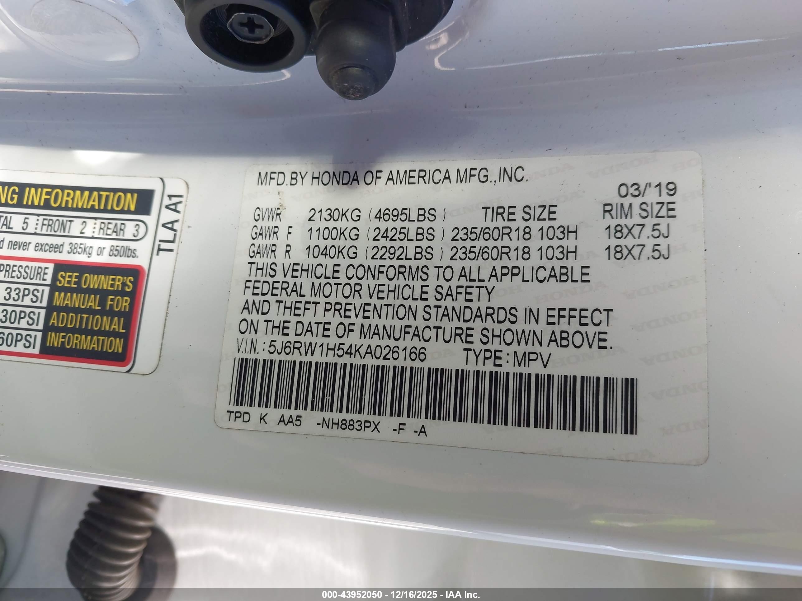 HONDA CR-V image 9