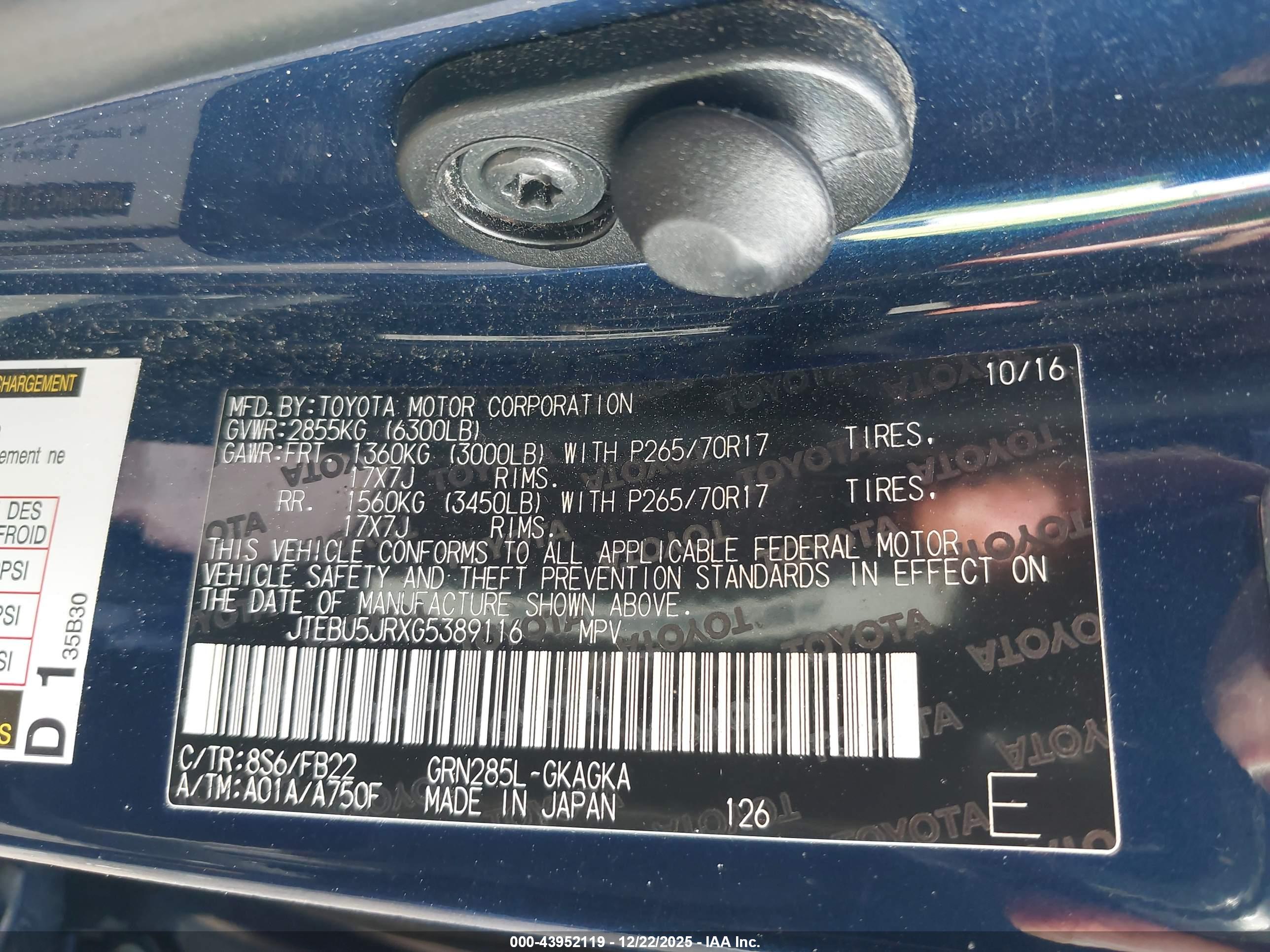 TOYOTA 4RUNNER image 9