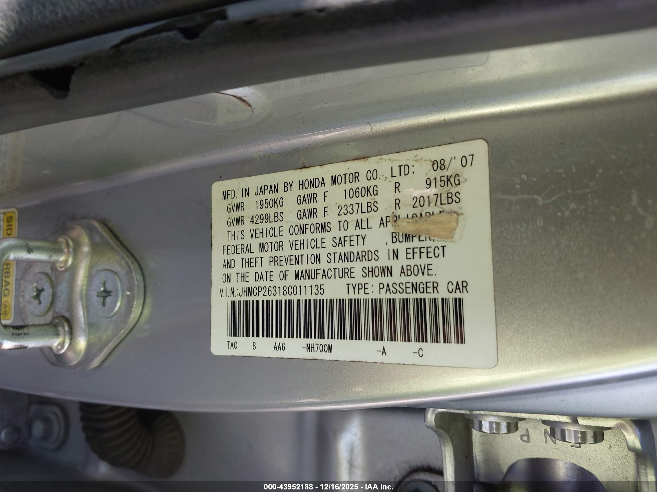 HONDA ACCORD image 9