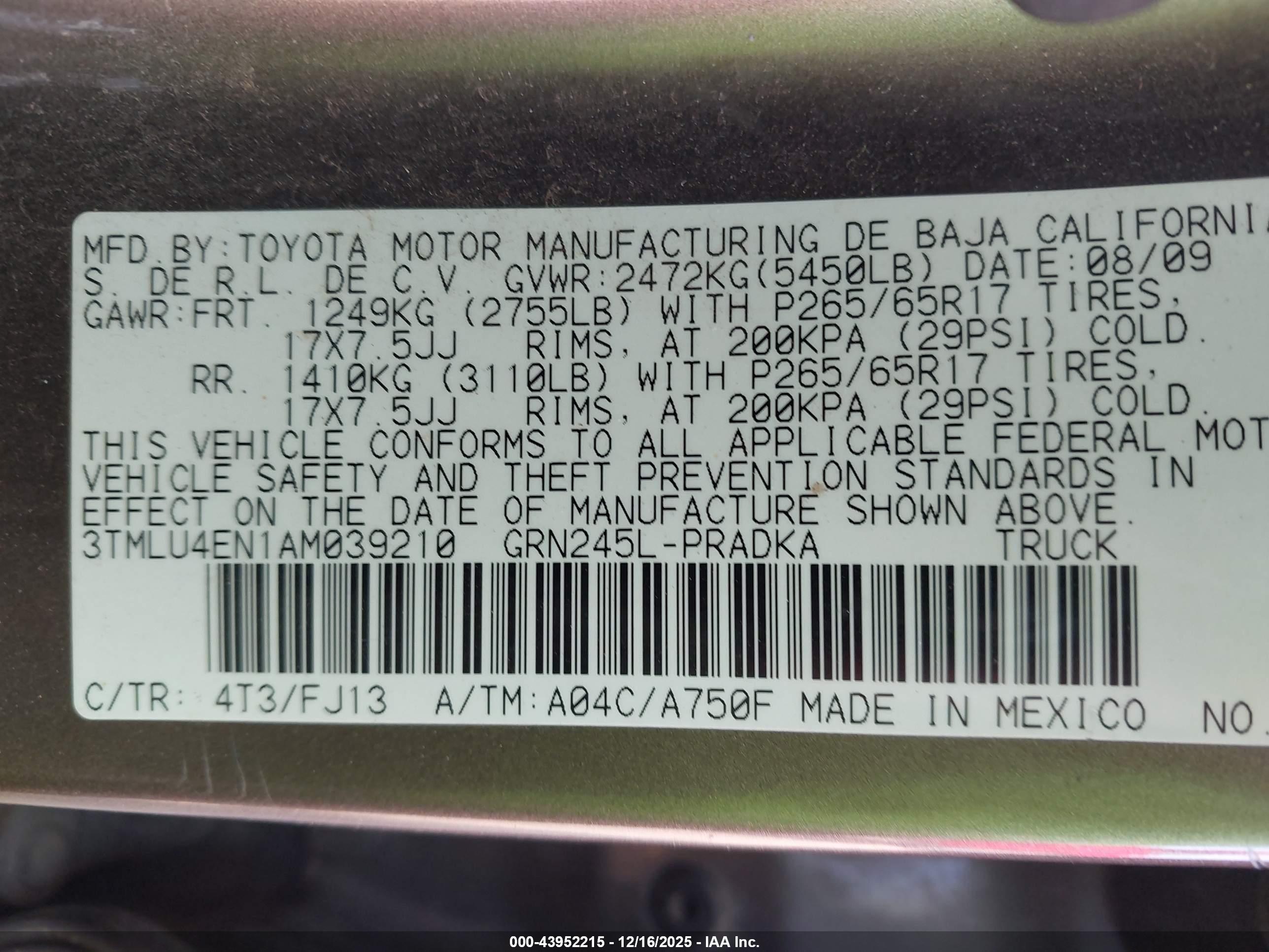 TOYOTA TACOMA image 9