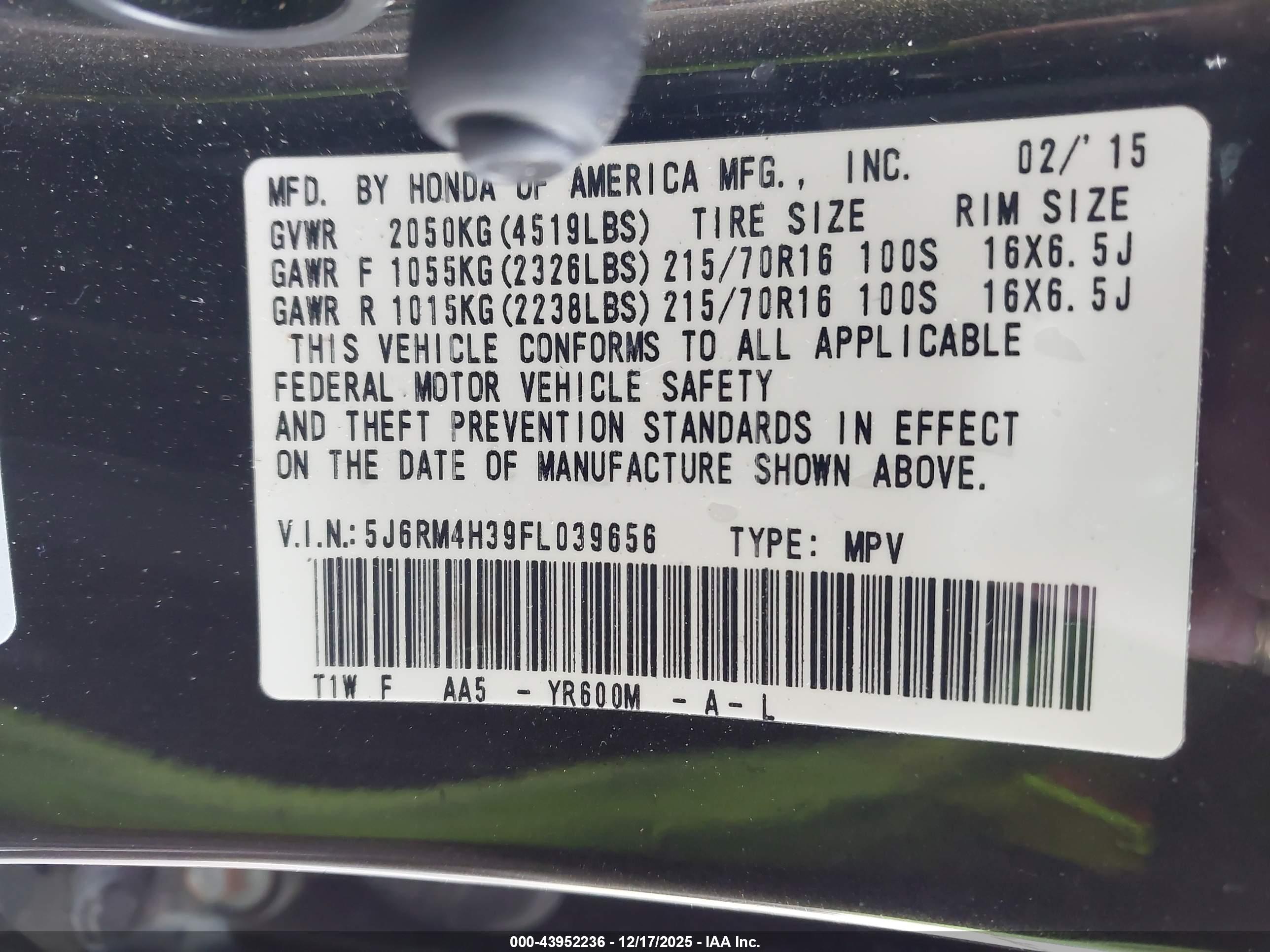 HONDA CR-V image 9