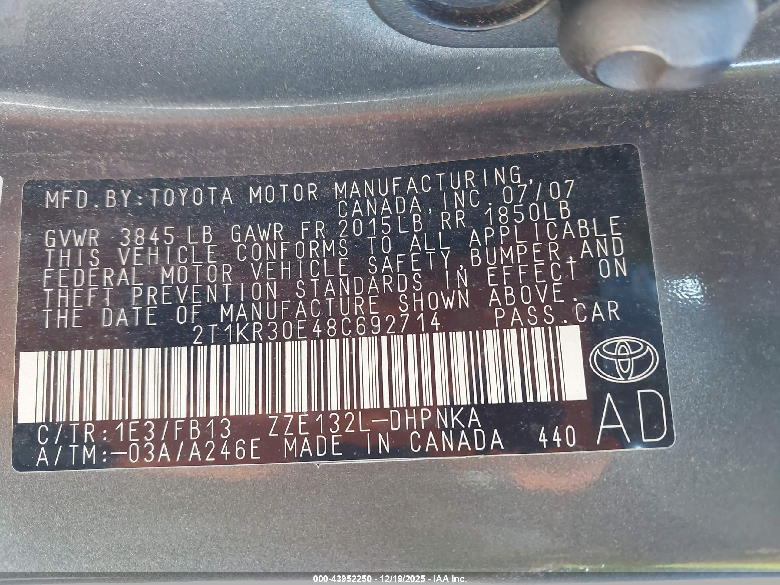 TOYOTA MATRIX image 9
